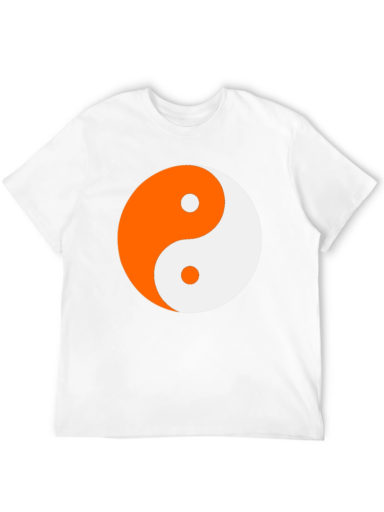 Yin Yang Graphic Tee - Black Cotton Blend