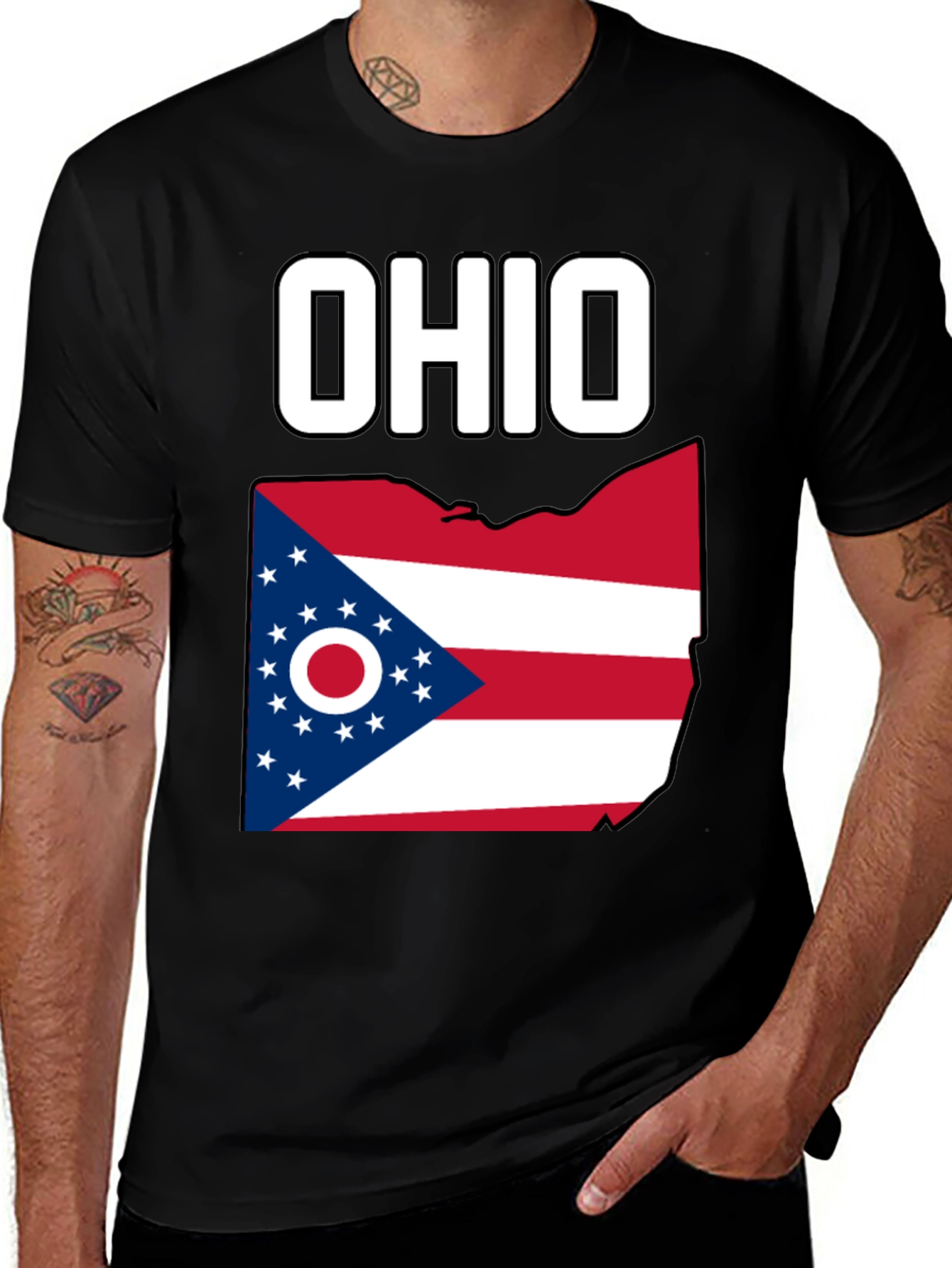 Ohio Flag Graphic T-Shirt