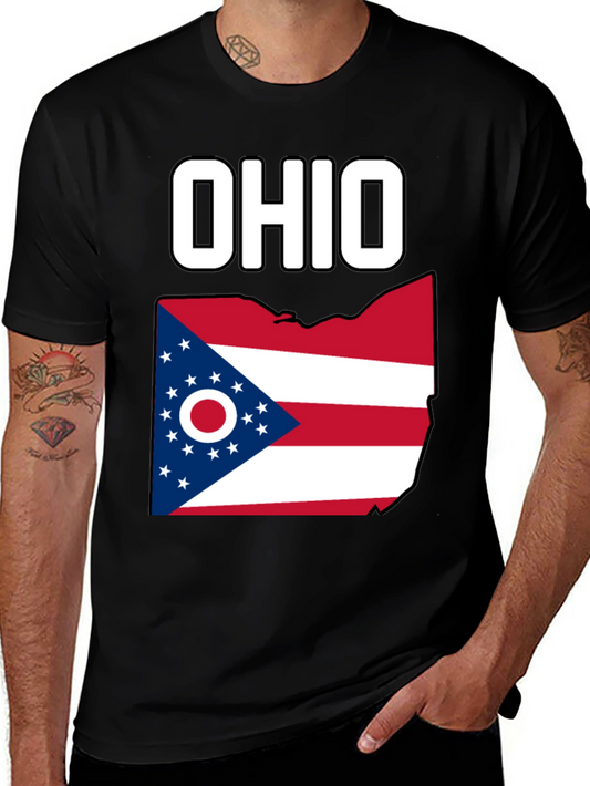Ohio Flag Graphic T-Shirt
