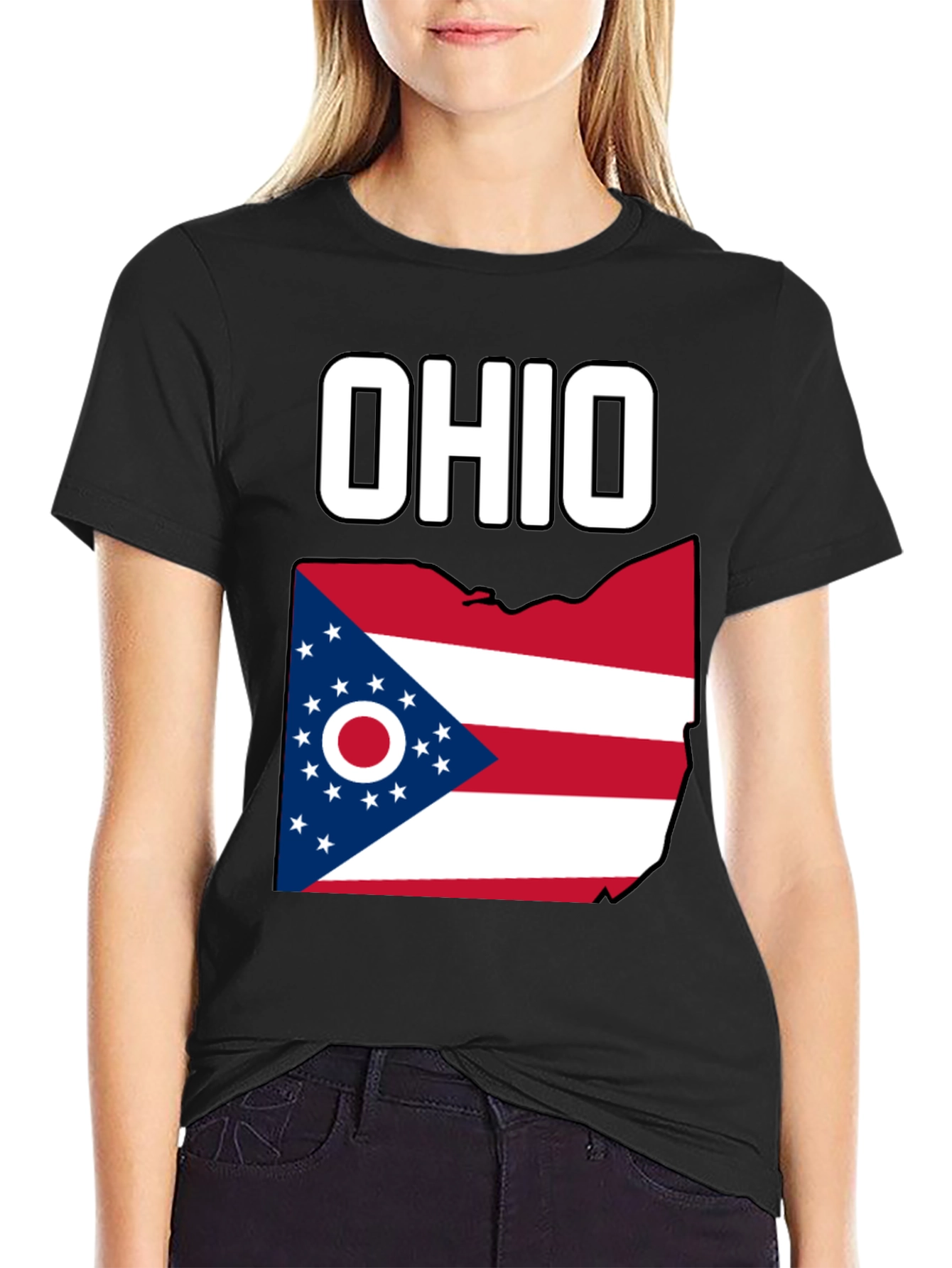 Ohio Flag Graphic T-Shirt