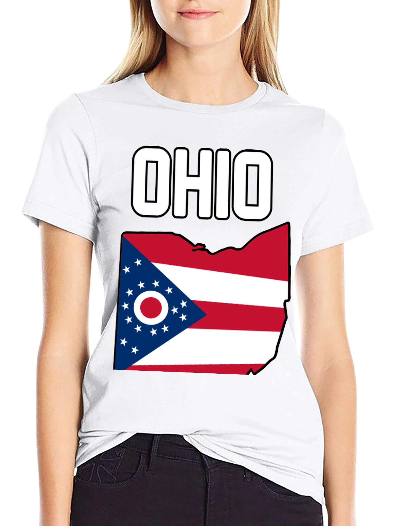Ohio Flag Graphic T-Shirt