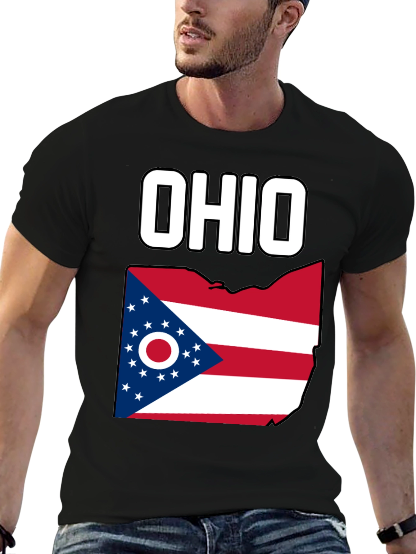 Ohio Flag Graphic T-Shirt
