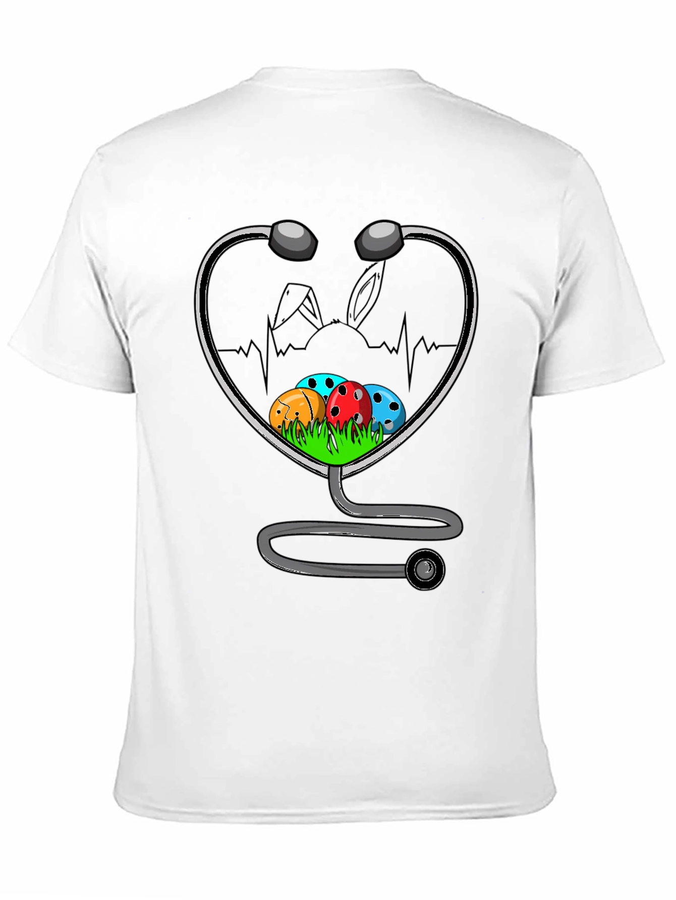 Easter Nurse Stethoscope T-Shirt - Medical Easter Gift