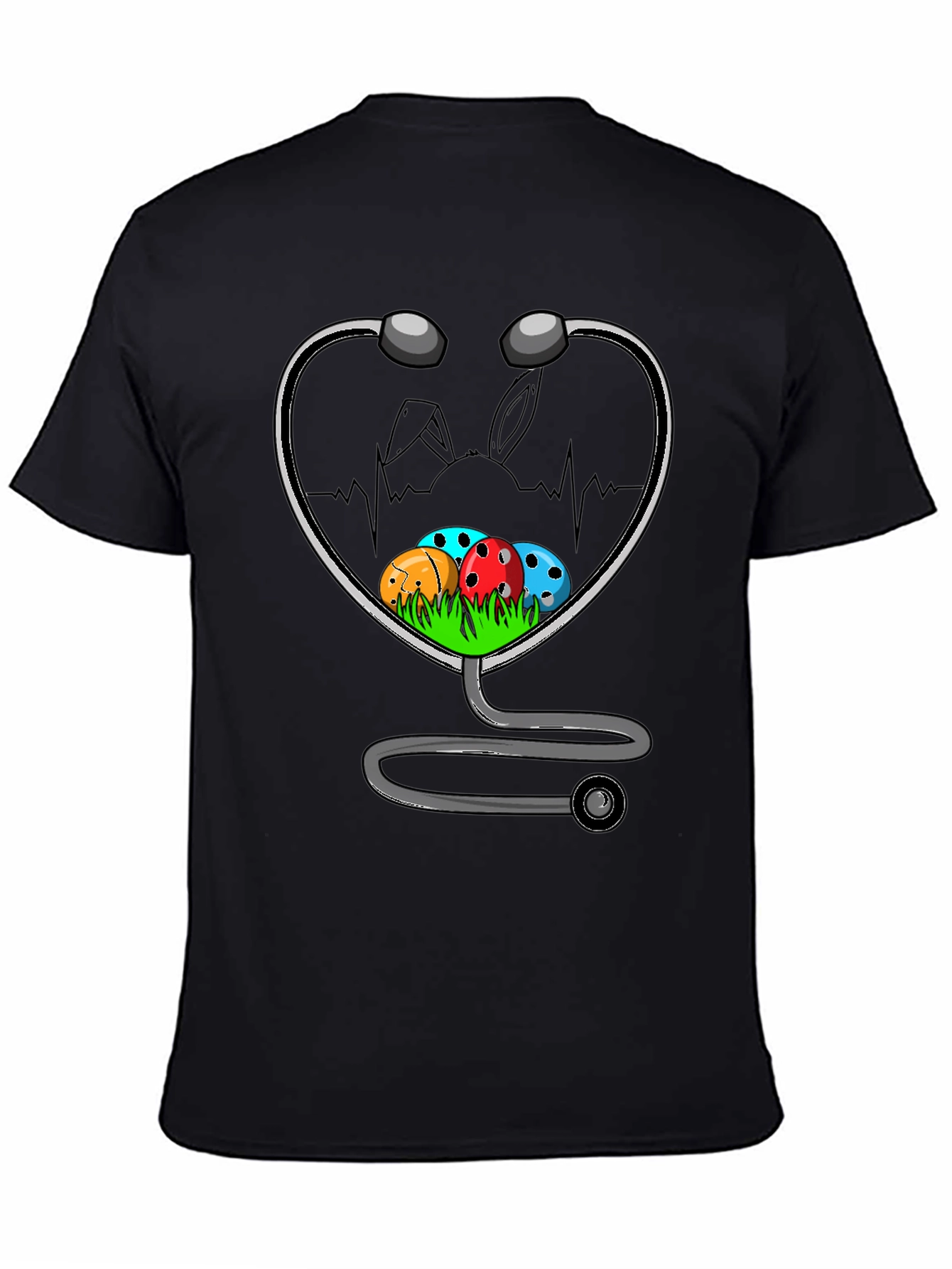Easter Nurse Stethoscope T-Shirt - Medical Easter Gift
