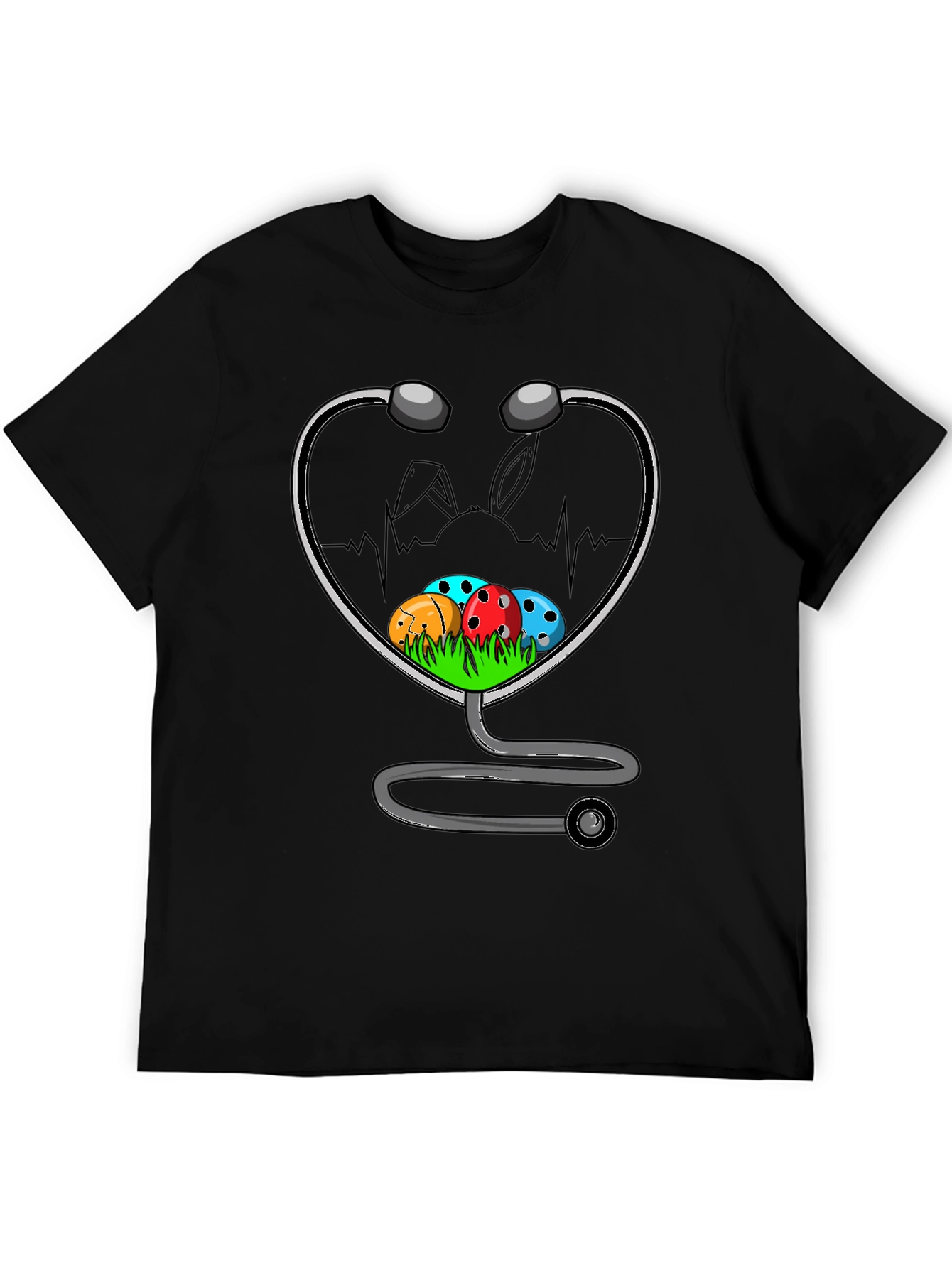 Easter Nurse Stethoscope T-Shirt - Medical Easter Gift
