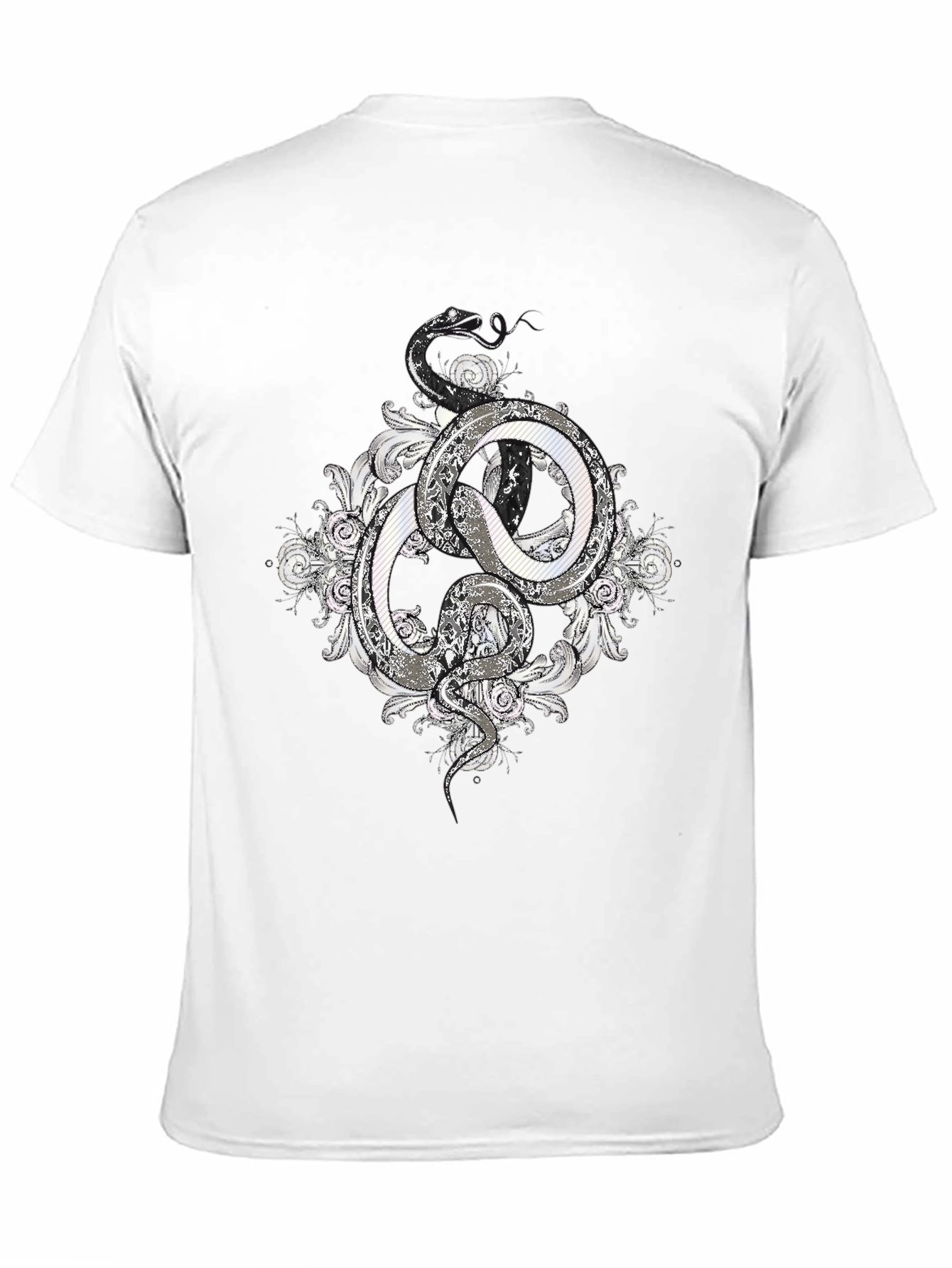 Serpentine Graphic Tee - Stylish Snake Design