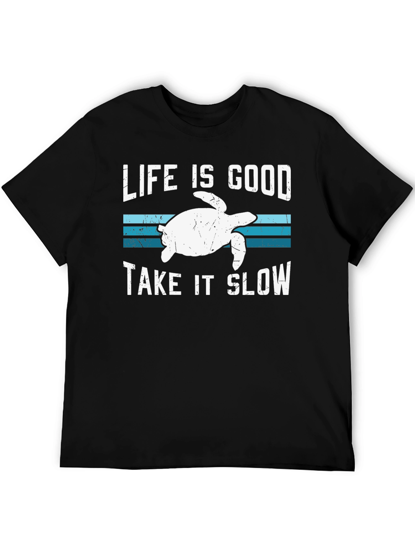 Life Is Good Turtle Graphic T-Shirt