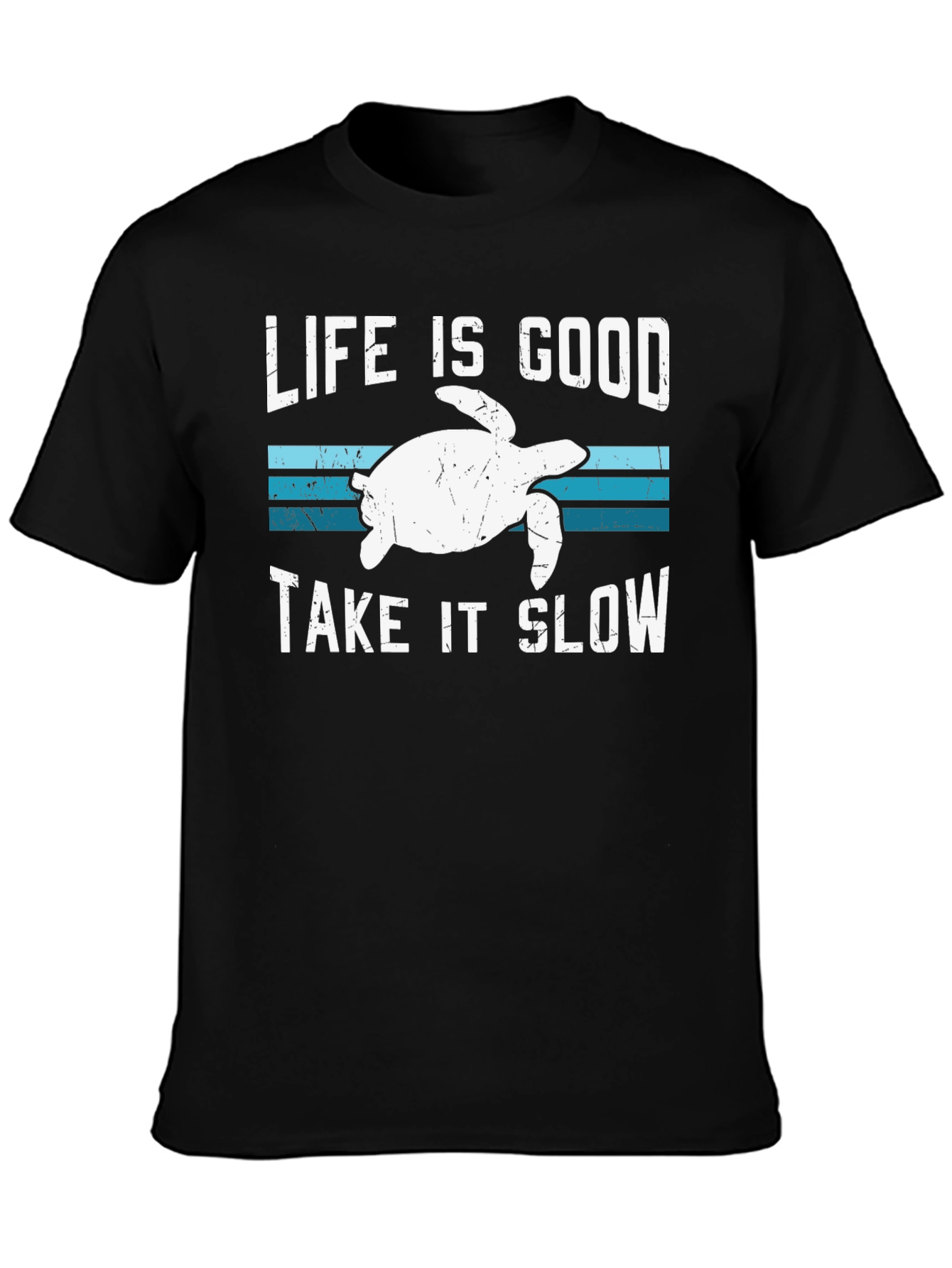 Life Is Good Turtle Graphic T-Shirt