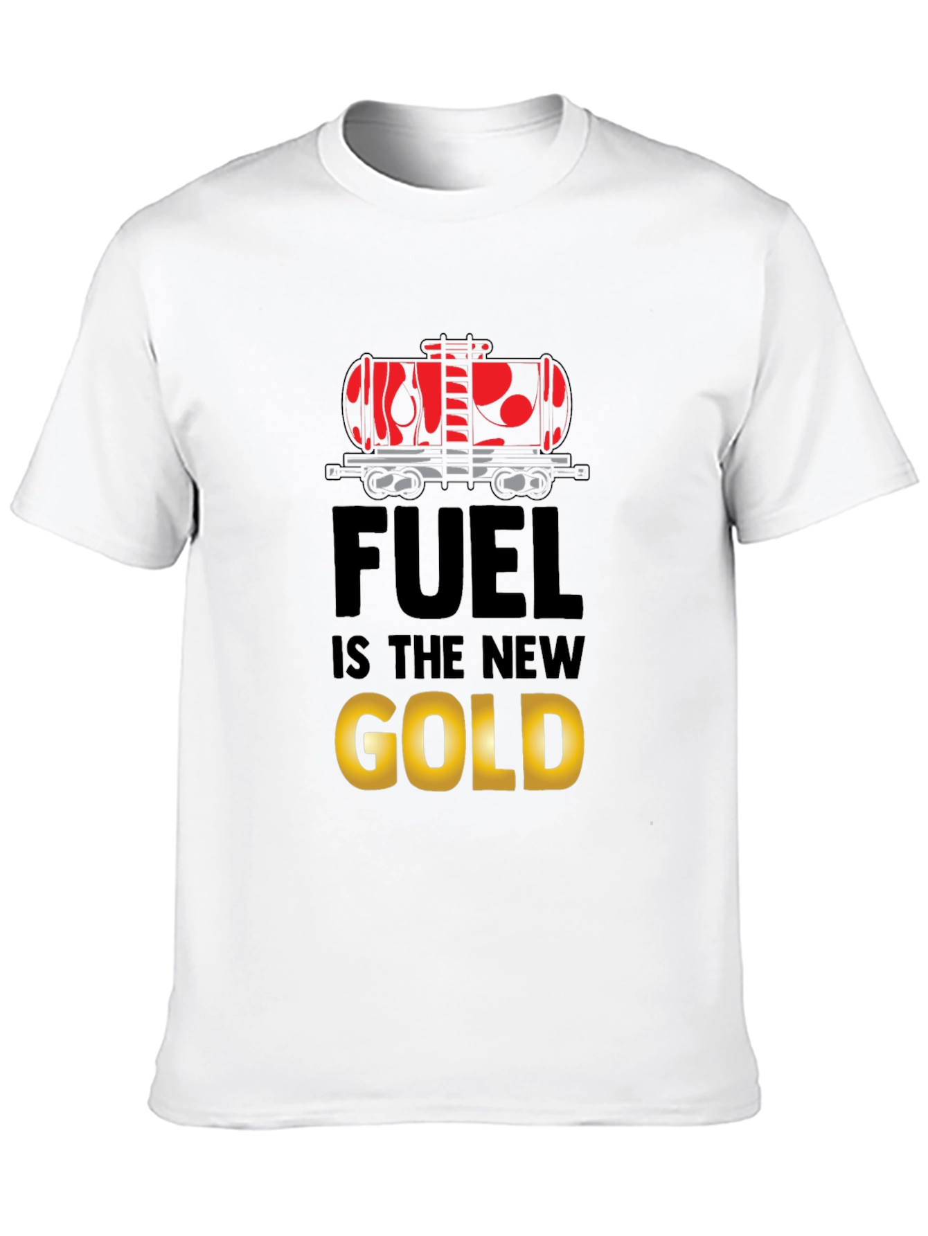 Fuel is the New Gold Graphic T-Shirt