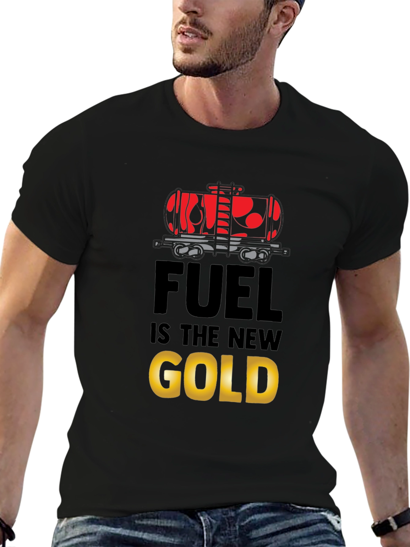 Fuel is the New Gold Graphic T-Shirt