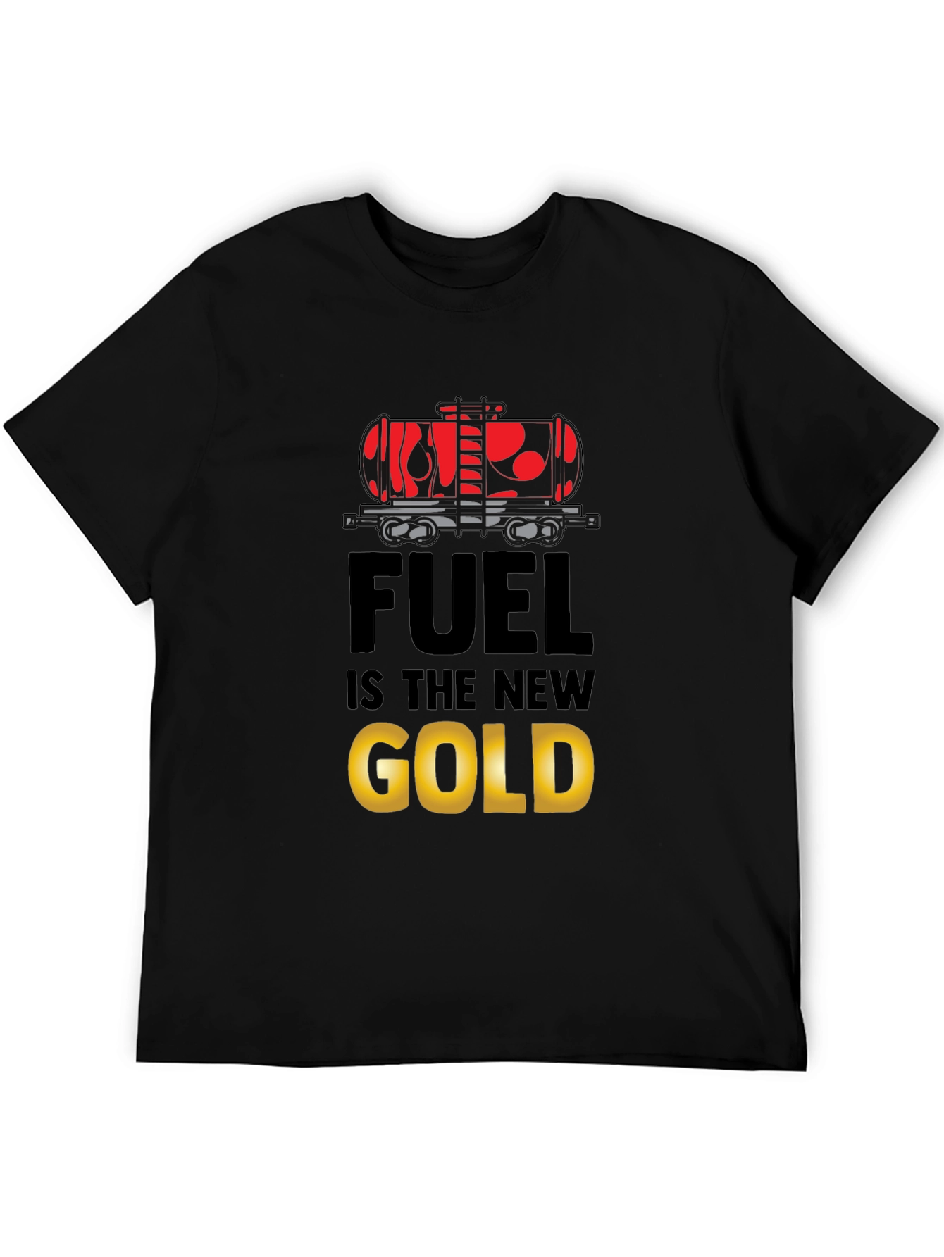 Fuel is the New Gold Graphic T-Shirt