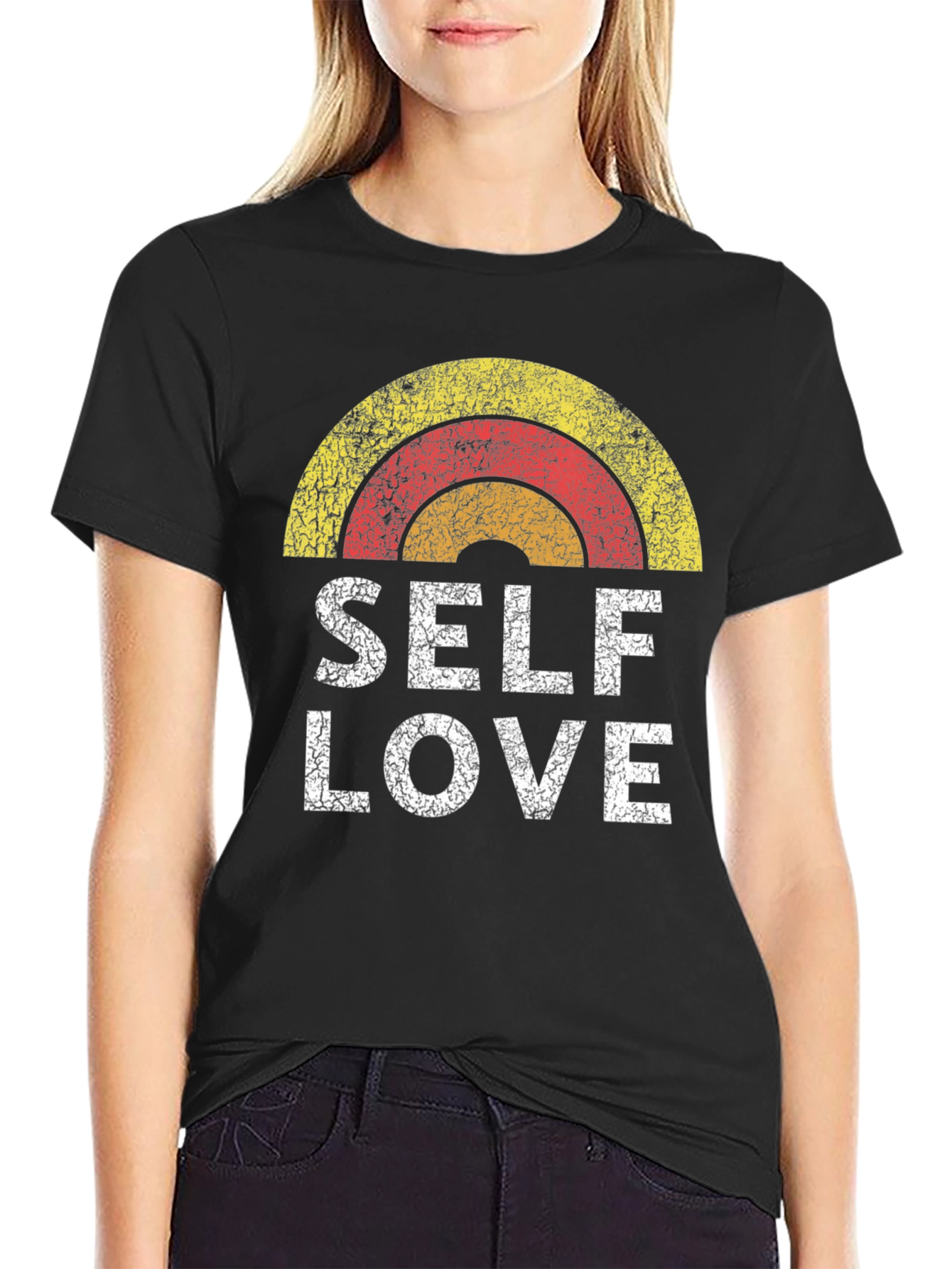 Retro Self Love Graphic T-Shirt