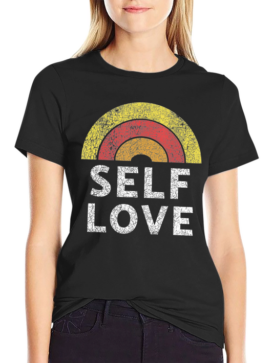 Retro Self Love Graphic T-Shirt