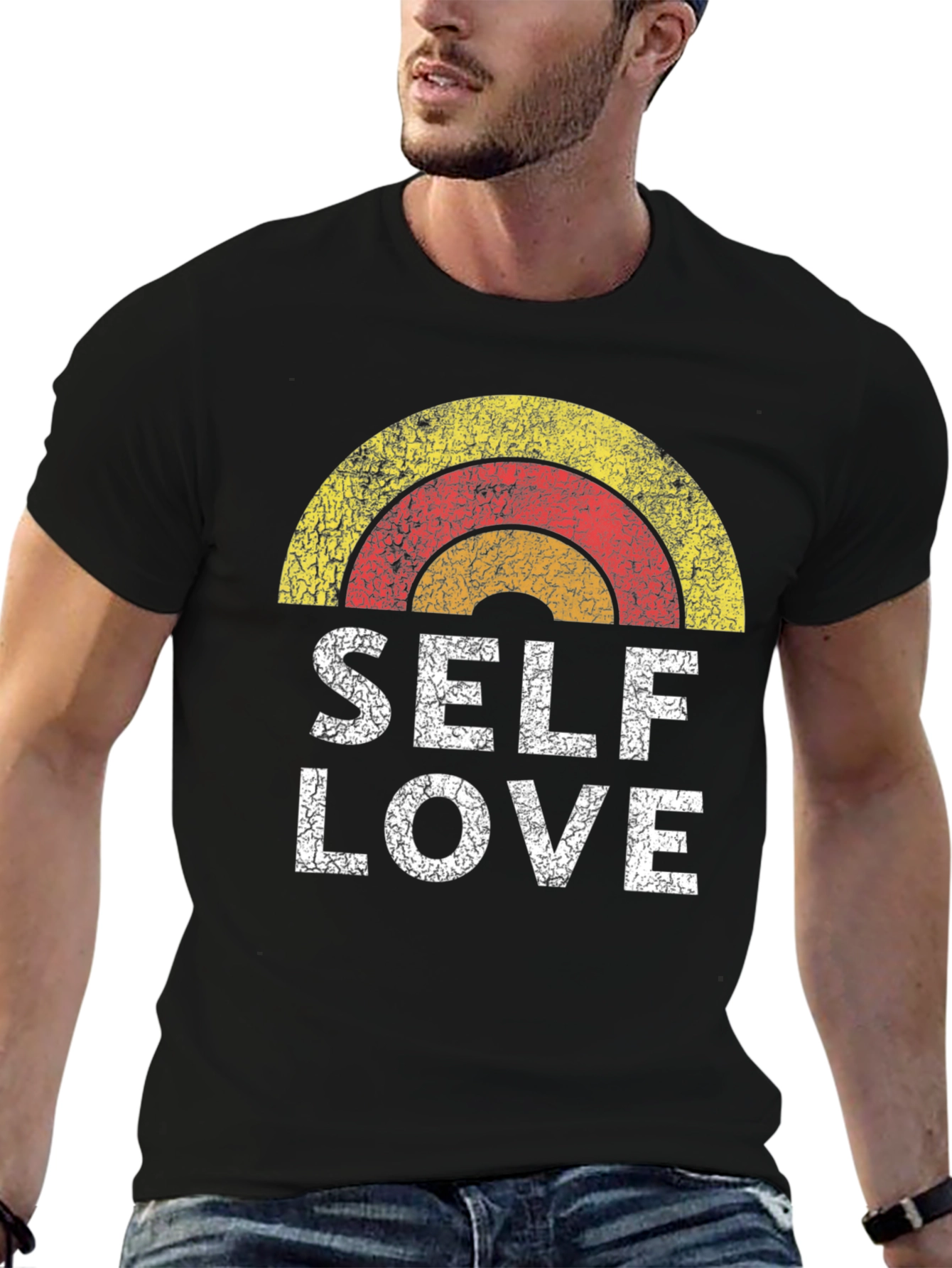 Retro Self Love Graphic T-Shirt