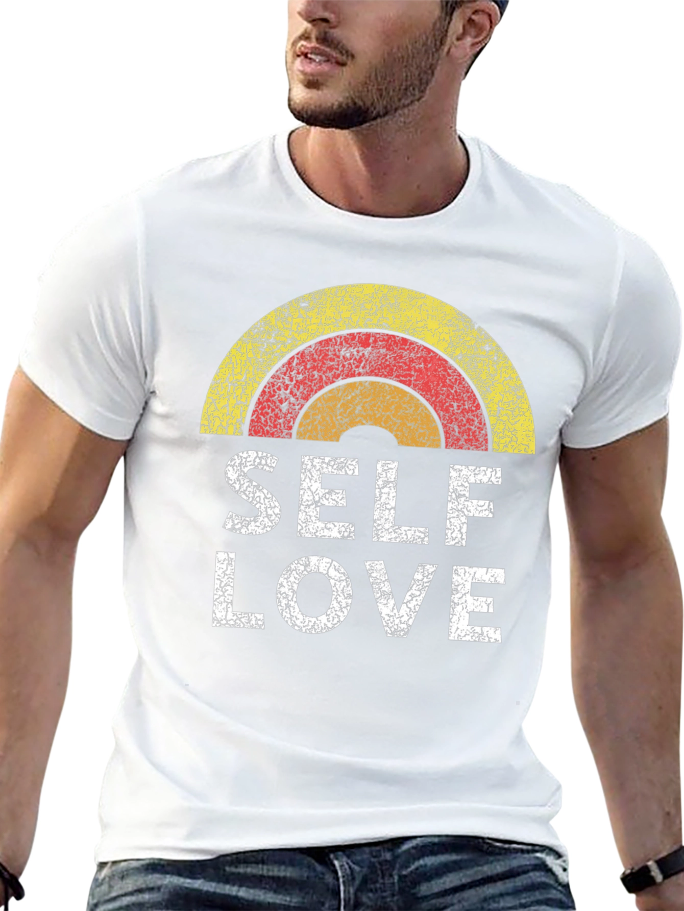 Retro Self Love Graphic T-Shirt