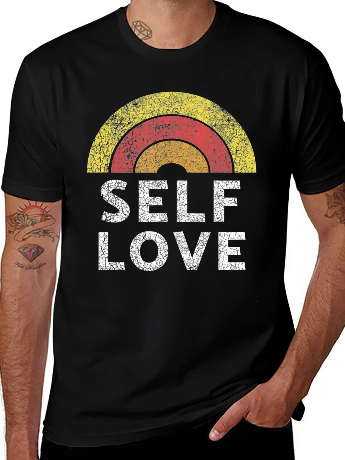 Retro Self Love Graphic T-Shirt