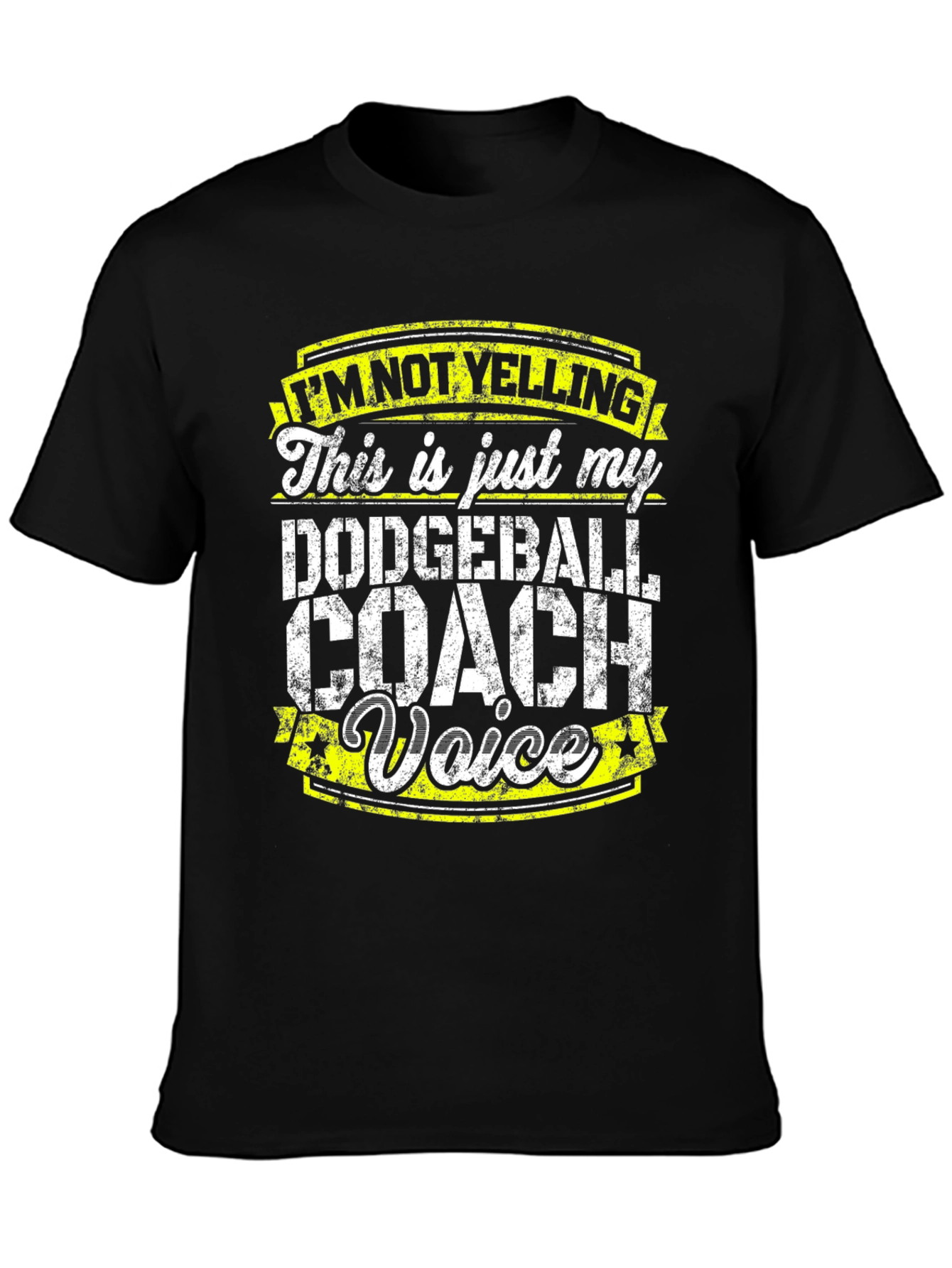 Dodgeball Coach Voice T-Shirt - Funny Sports Tee