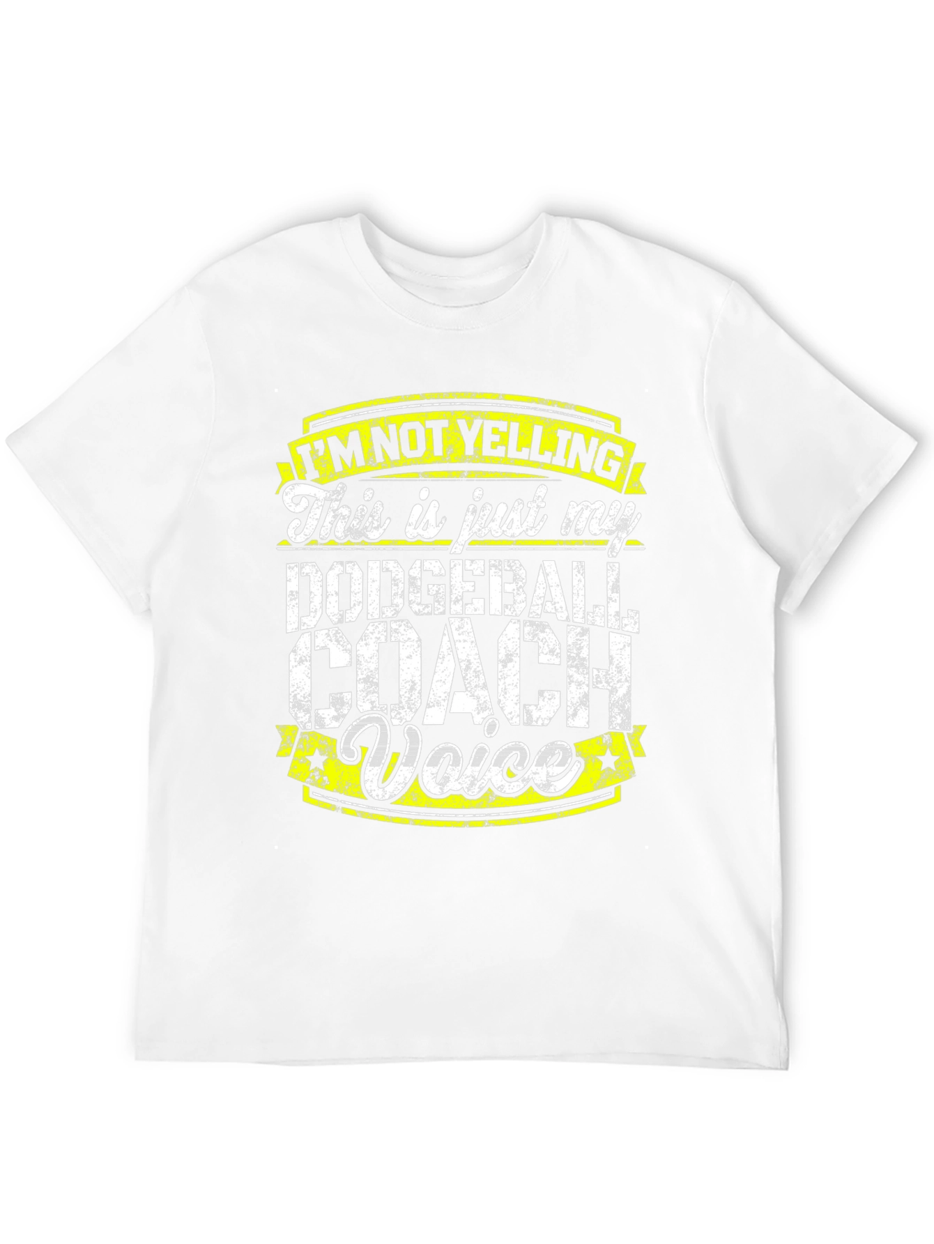 Dodgeball Coach Voice T-Shirt - Funny Sports Tee