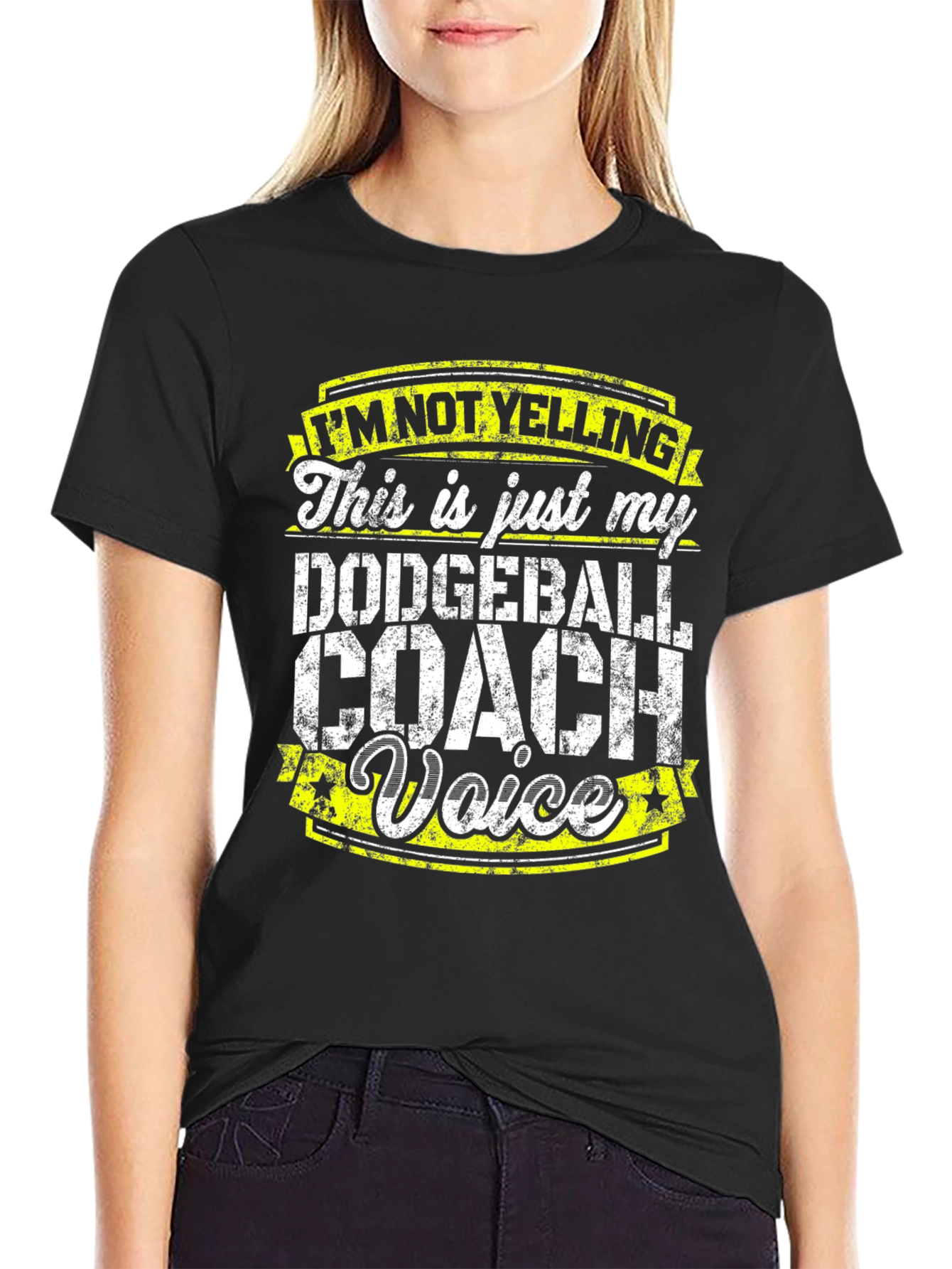Dodgeball Coach Voice T-Shirt - Funny Sports Tee
