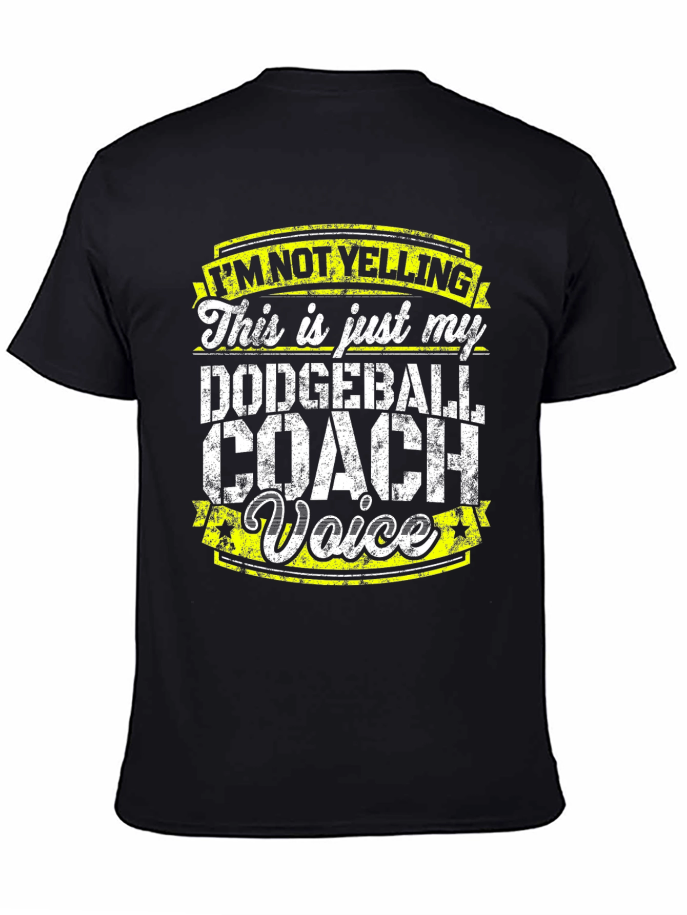 Dodgeball Coach Voice T-Shirt - Funny Sports Tee