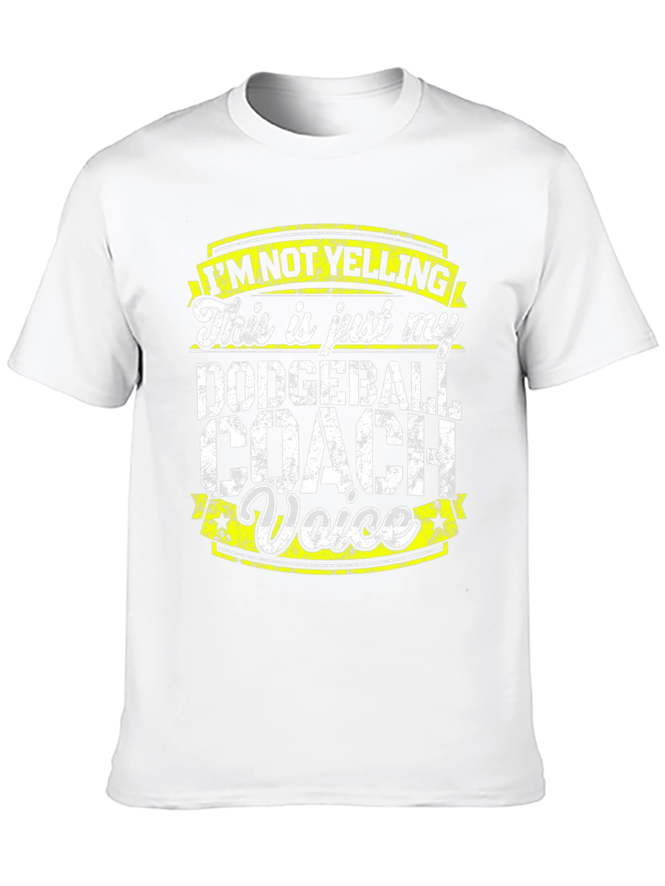 Dodgeball Coach Voice T-Shirt - Funny Sports Tee