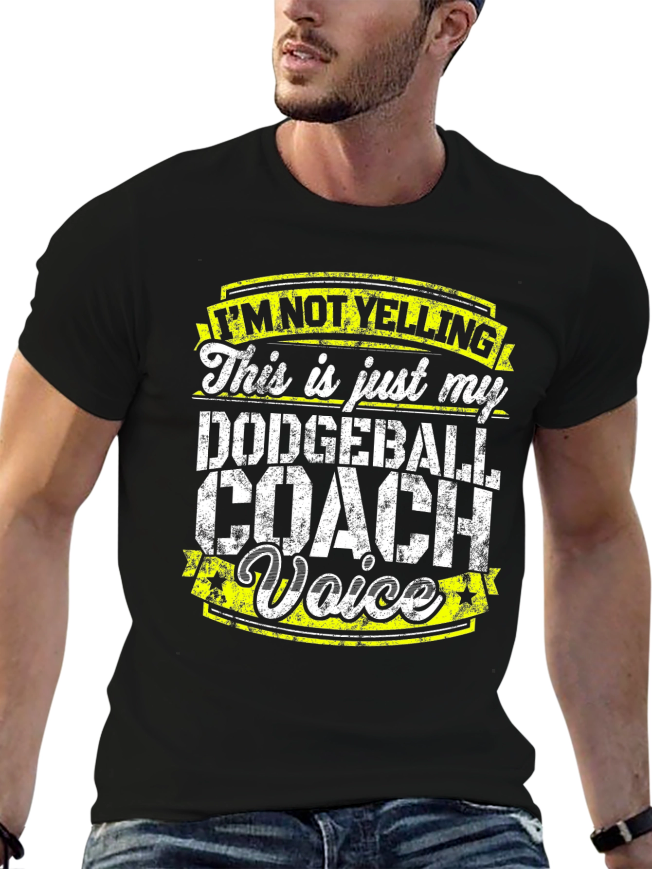 Dodgeball Coach Voice T-Shirt - Funny Sports Tee