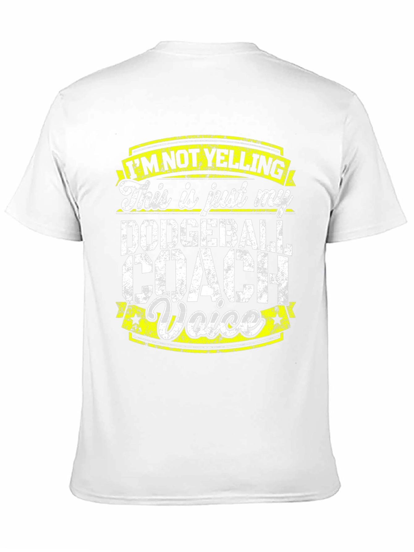 Dodgeball Coach Voice T-Shirt - Funny Sports Tee