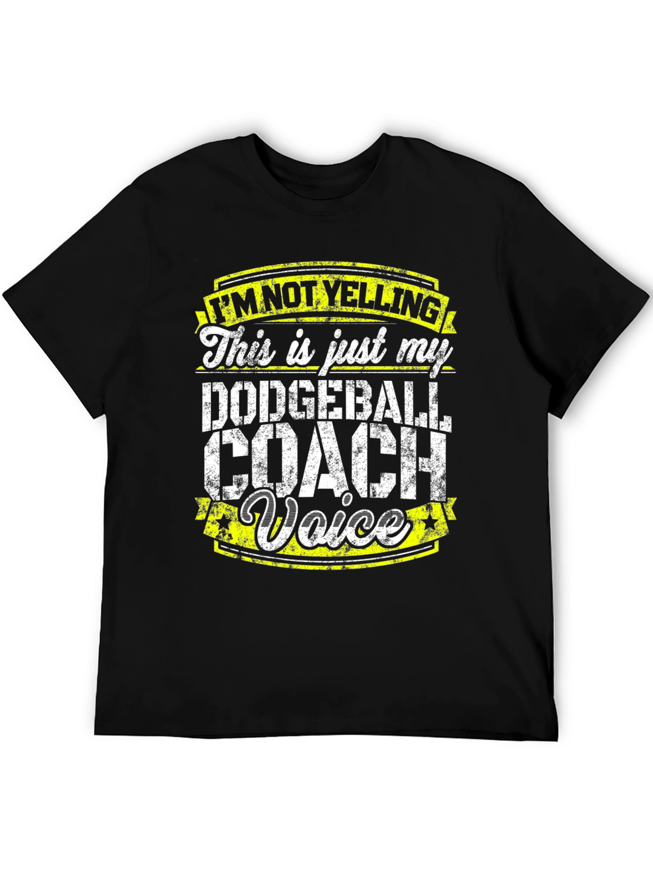 Dodgeball Coach Voice T-Shirt - Funny Sports Tee