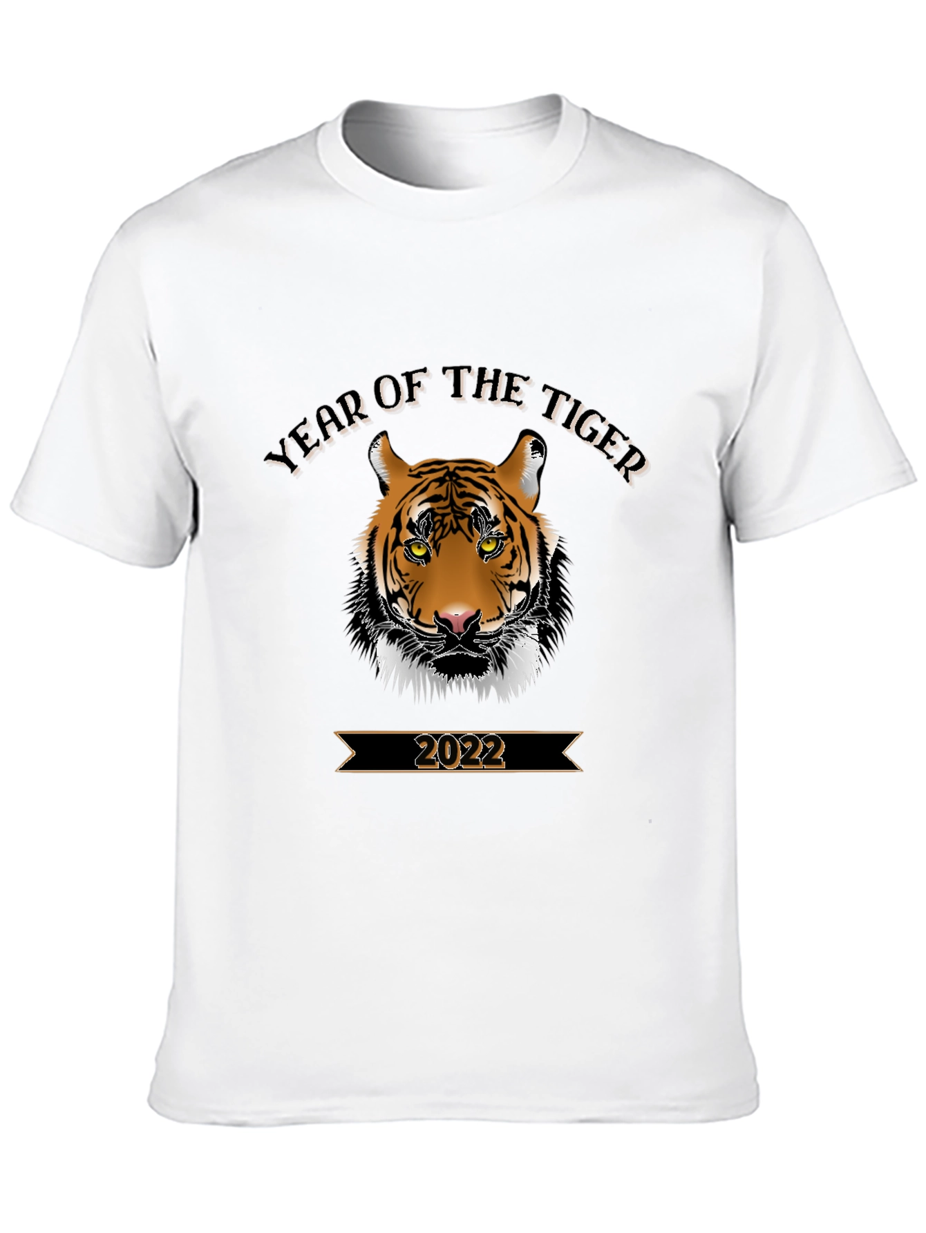 Year of the Tiger 2022 Black T-Shirt
