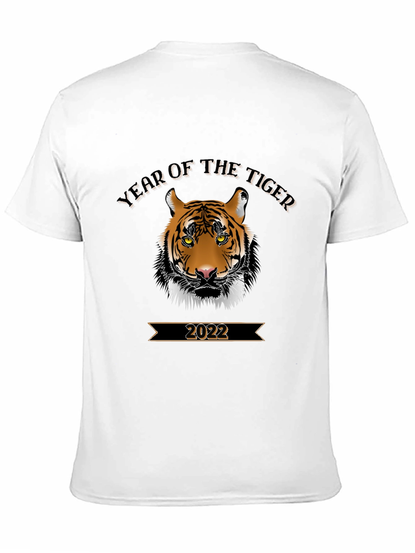 Year of the Tiger 2022 Black T-Shirt