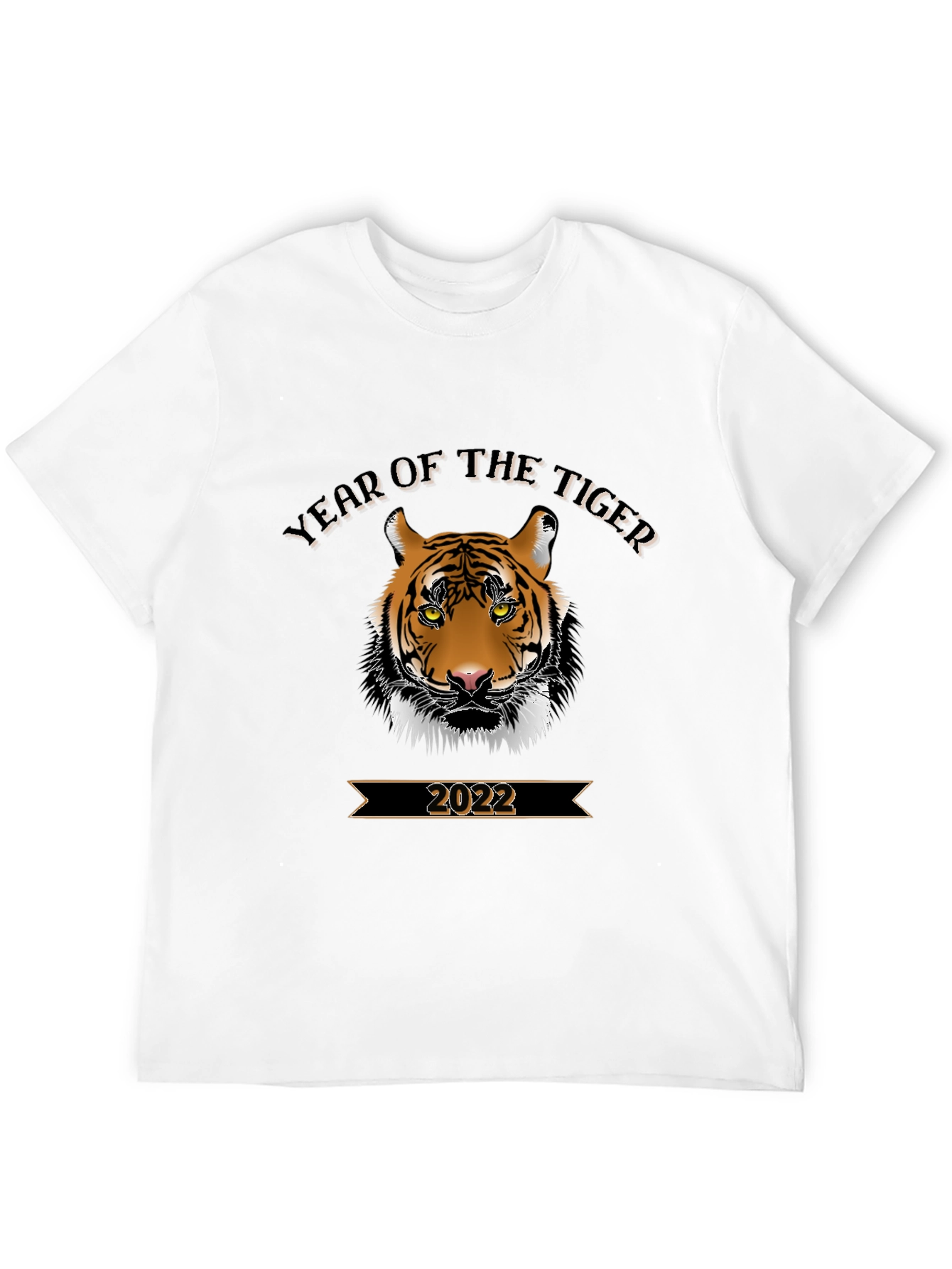 Year of the Tiger 2022 Black T-Shirt