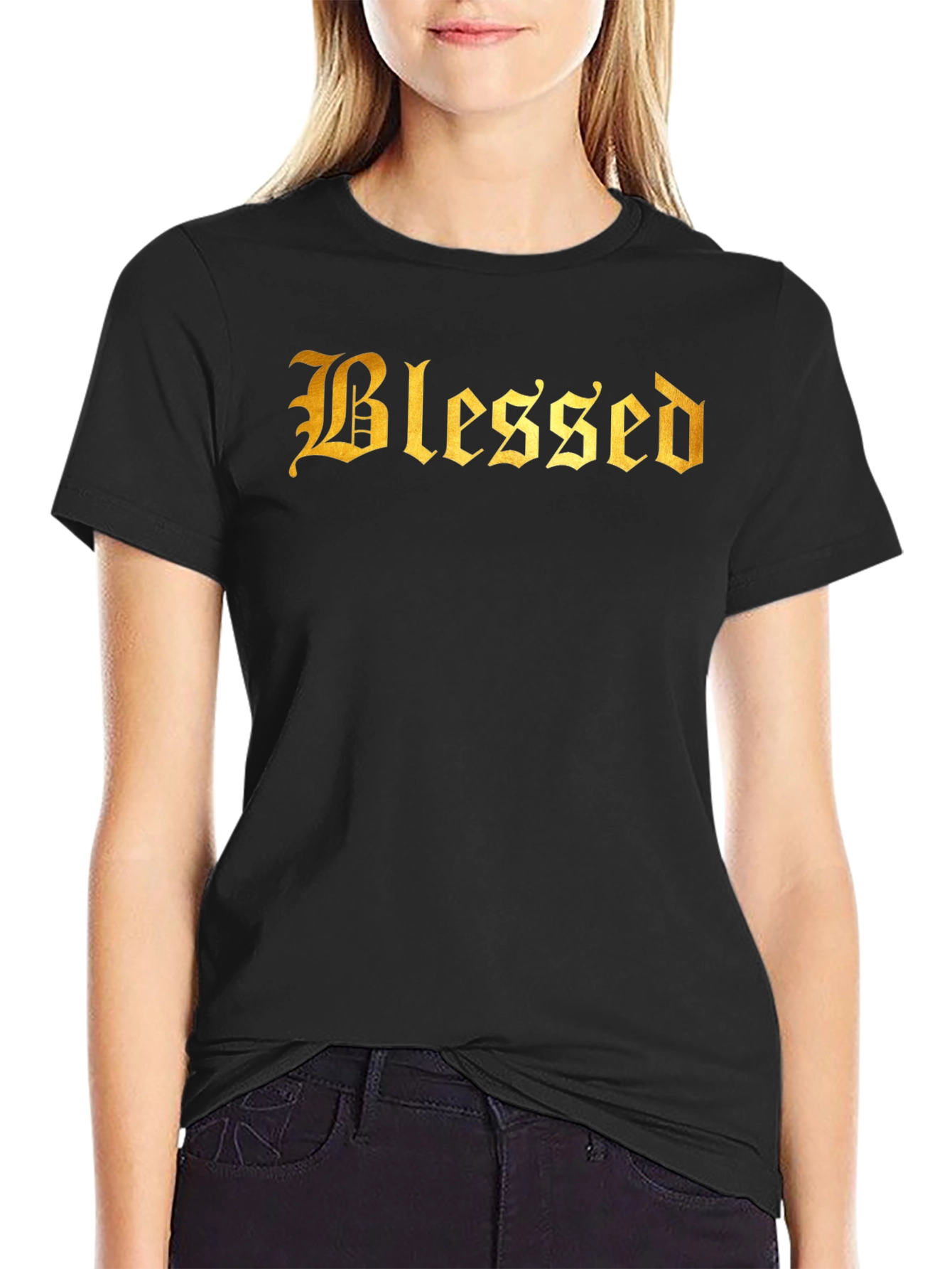 Blessed Graphic Tee - Black T-Shirt