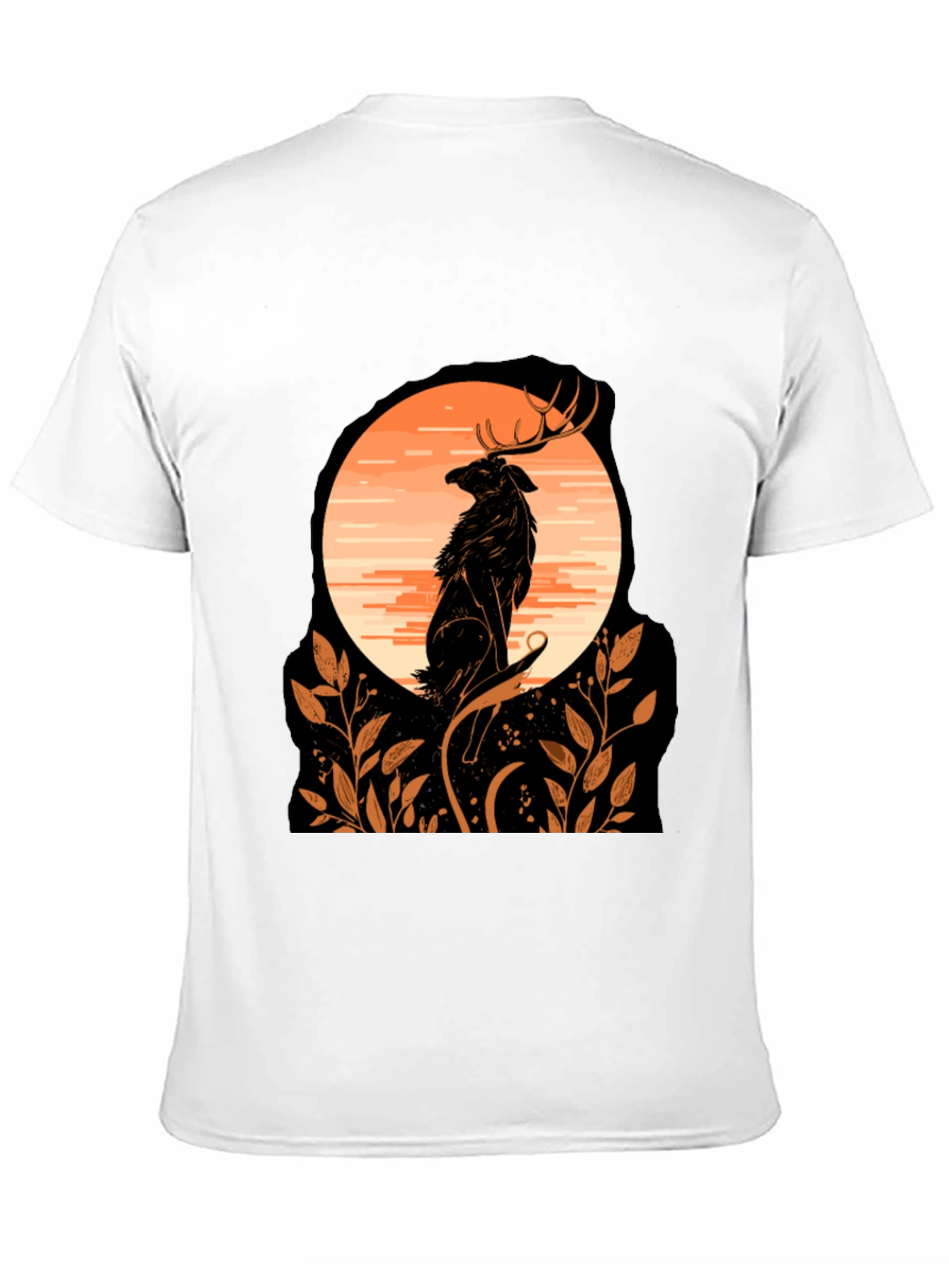 Wildlife Sunset Graphic Tee - Black