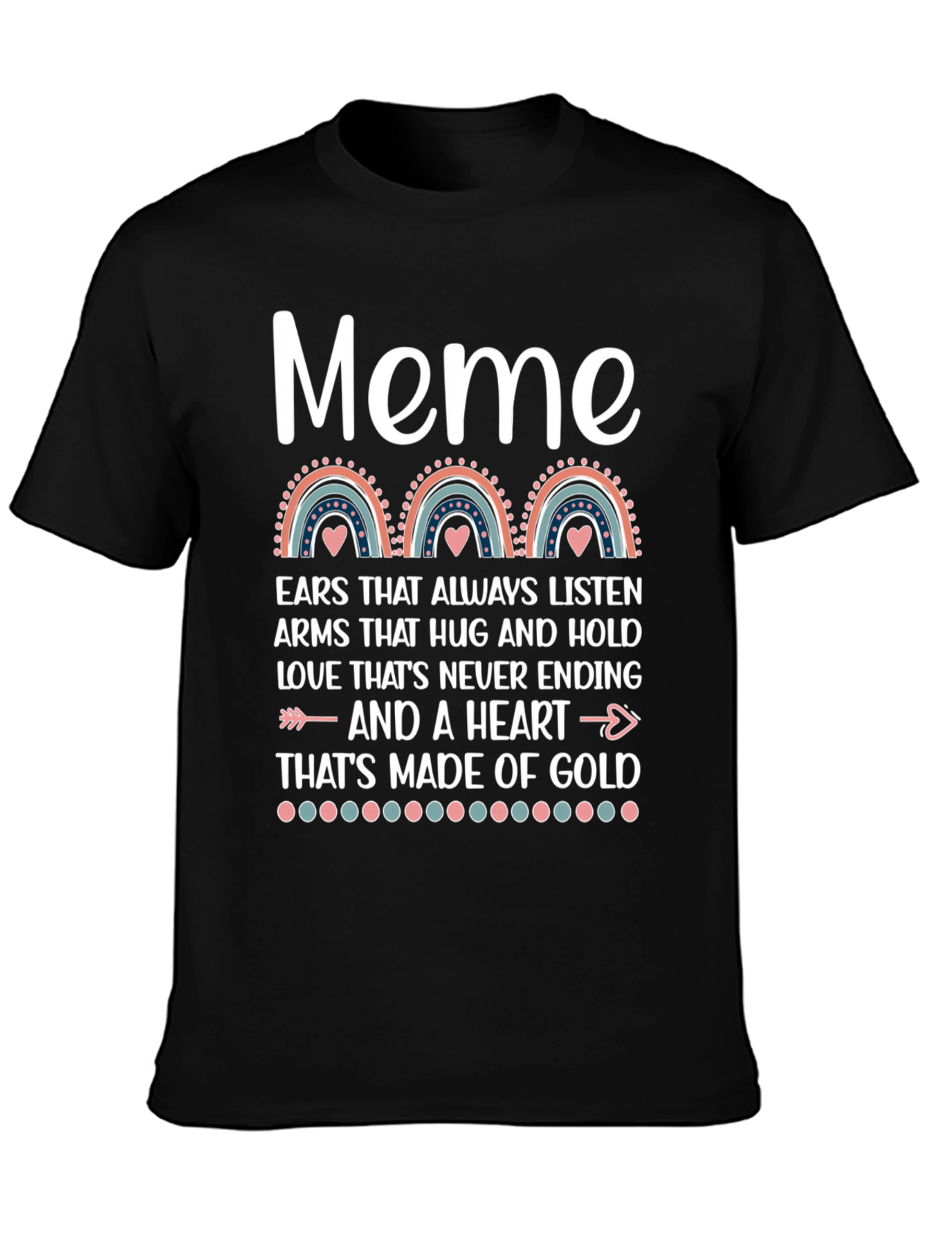 Meme Rainbow Heart T-Shirt