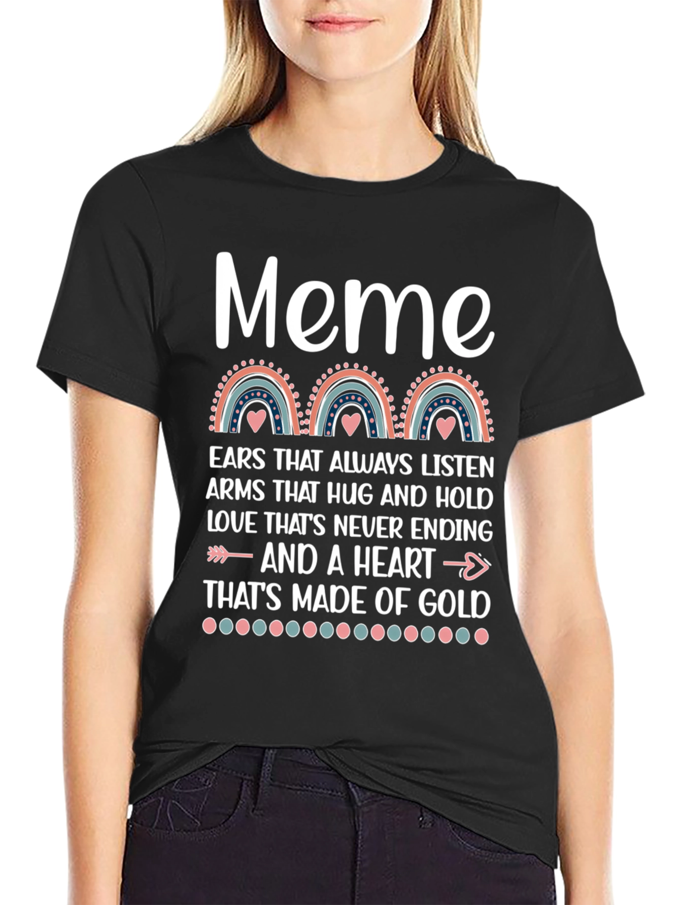 Meme Rainbow Heart T-Shirt