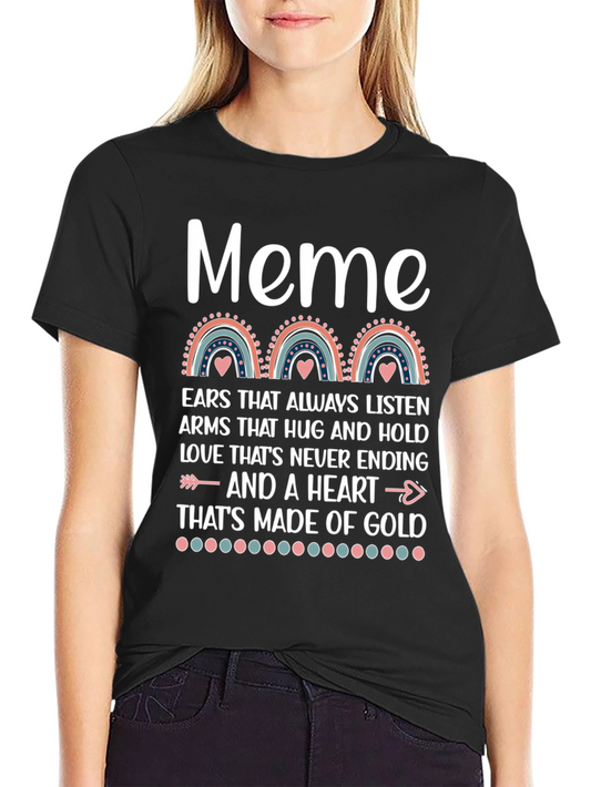 Meme Rainbow Heart T-Shirt