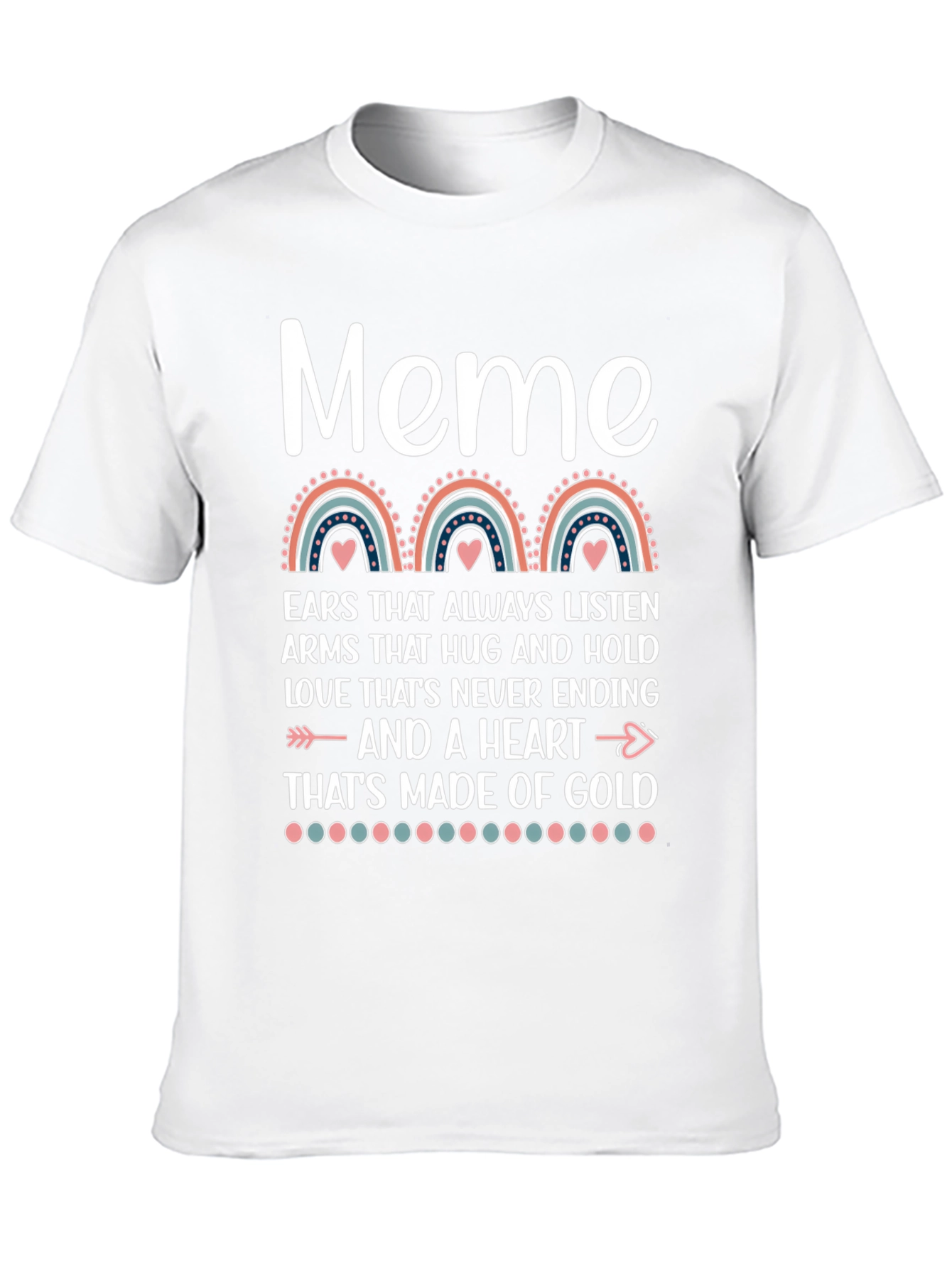 Meme Rainbow Heart T-Shirt