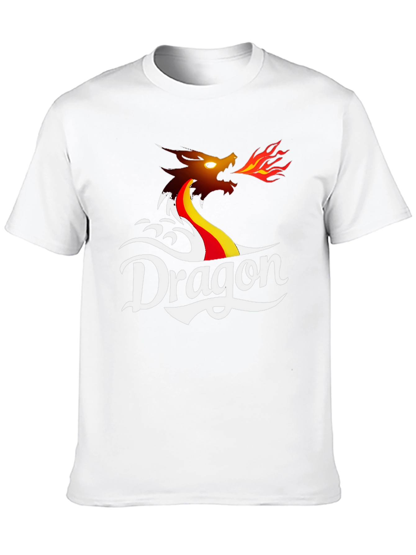 Dragon Graphic T-Shirt - Black Cotton Tee