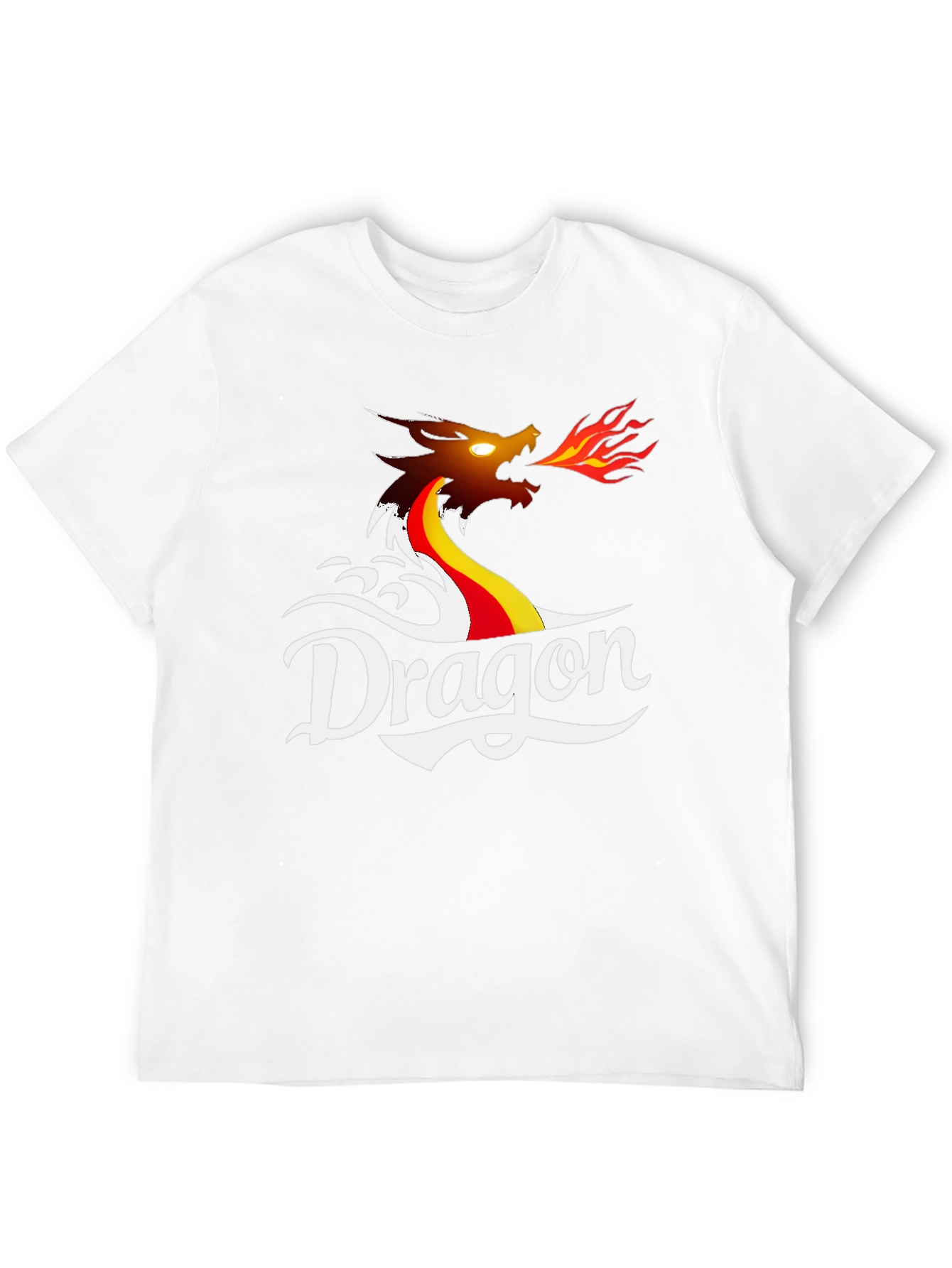 Dragon Graphic T-Shirt - Black Cotton Tee