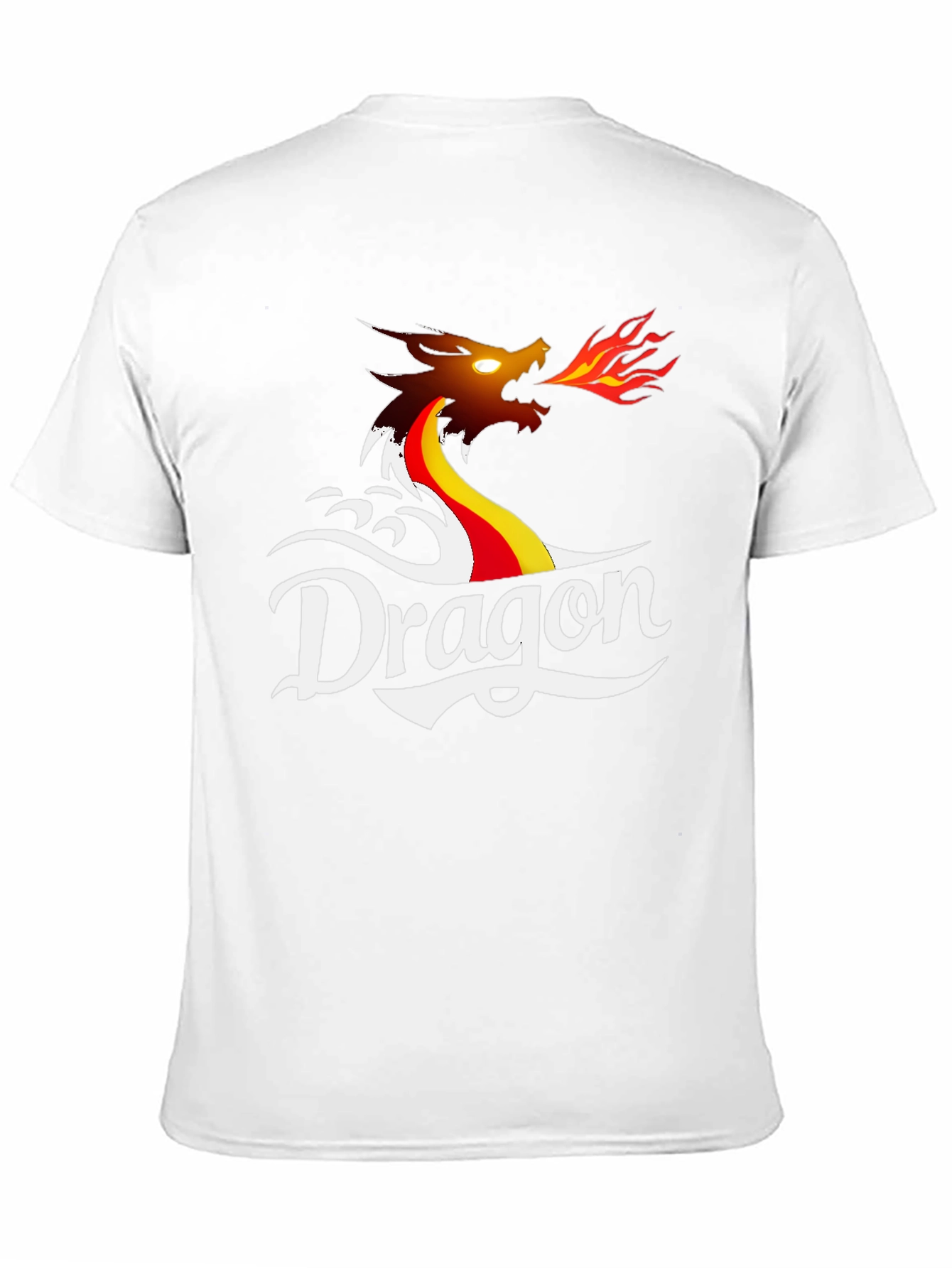 Dragon Graphic T-Shirt - Black Cotton Tee