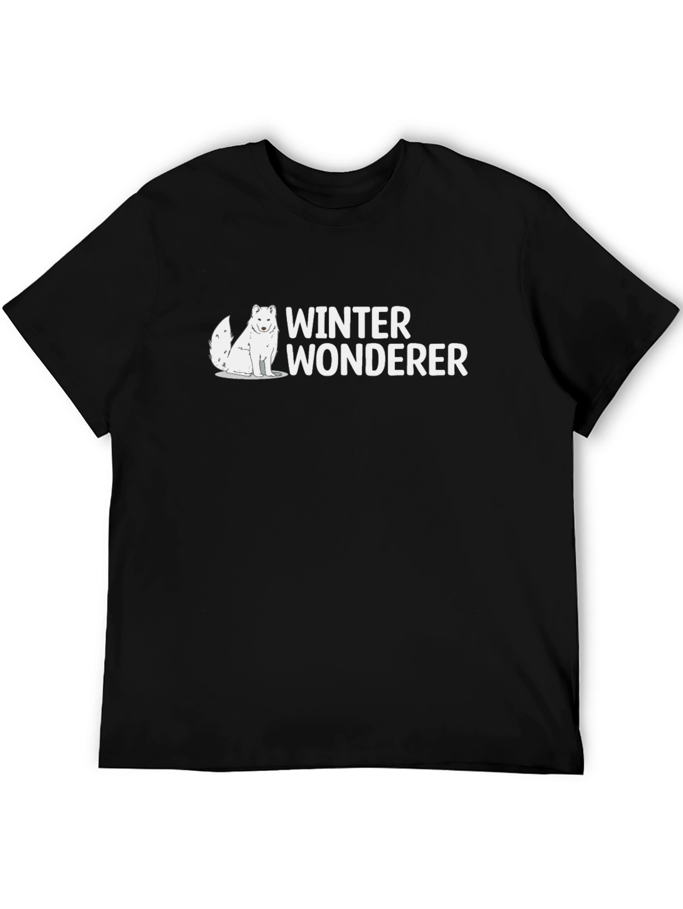 Winter Wonderer T-Shirt - Arctic Fox Graphic Tee