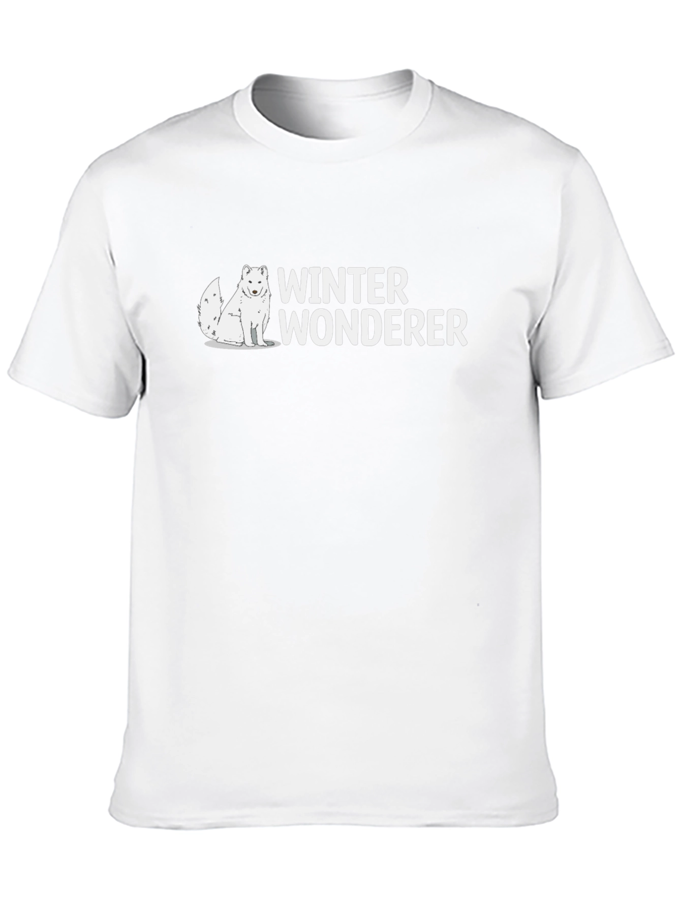 Winter Wonderer T-Shirt - Arctic Fox Graphic Tee