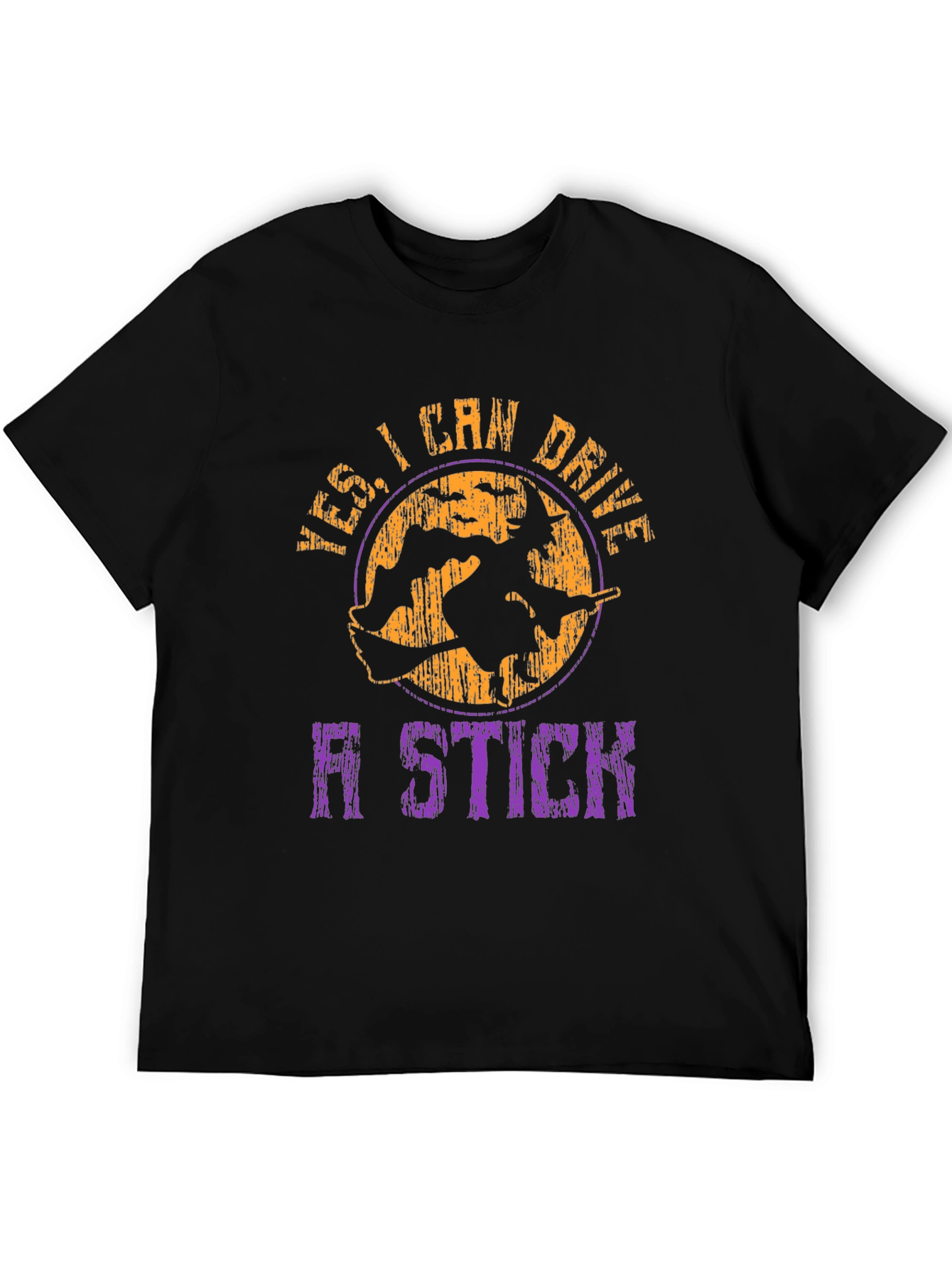 Yes I Can Drive A Stick Halloween Graphic Tee