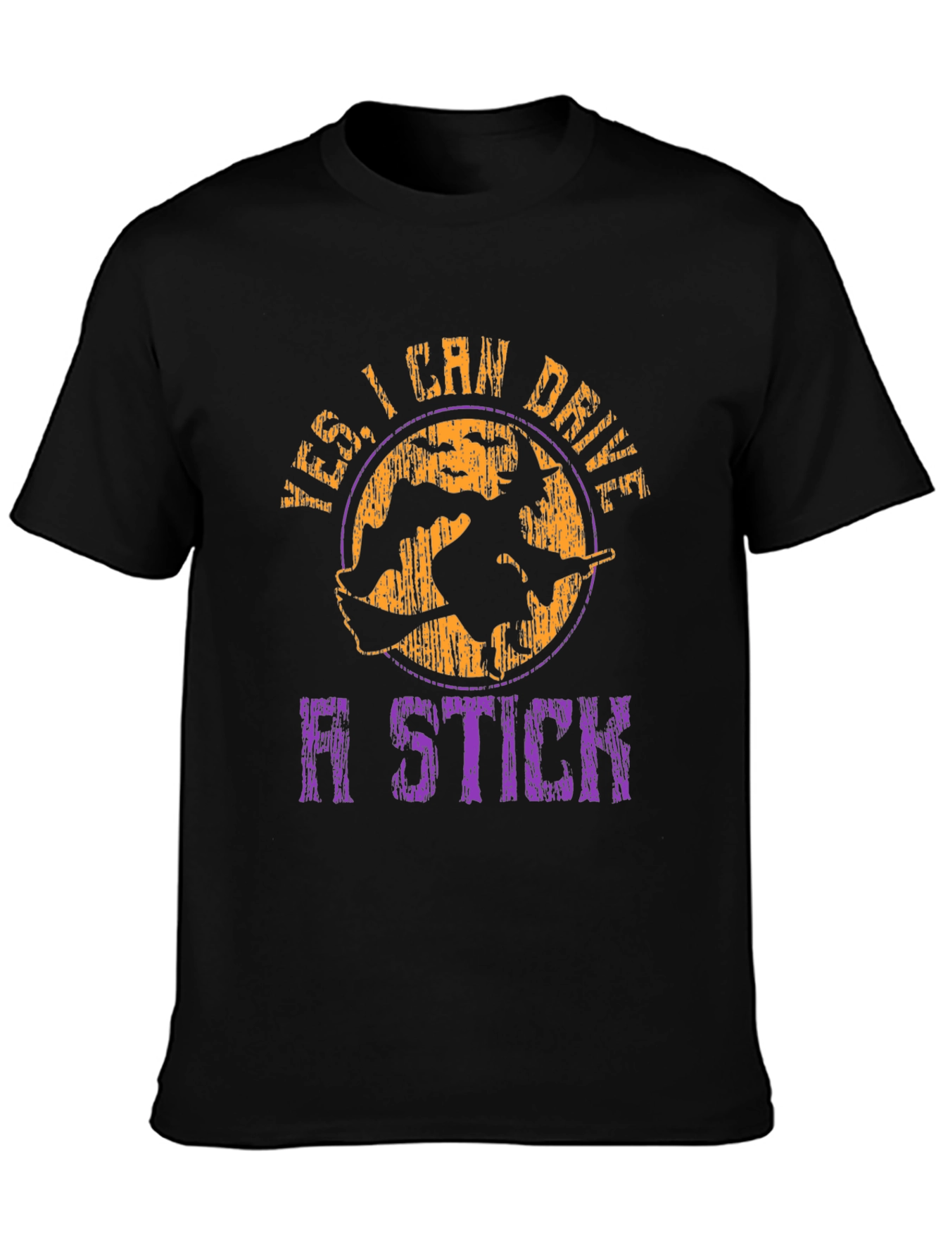 Yes I Can Drive A Stick Halloween Graphic Tee