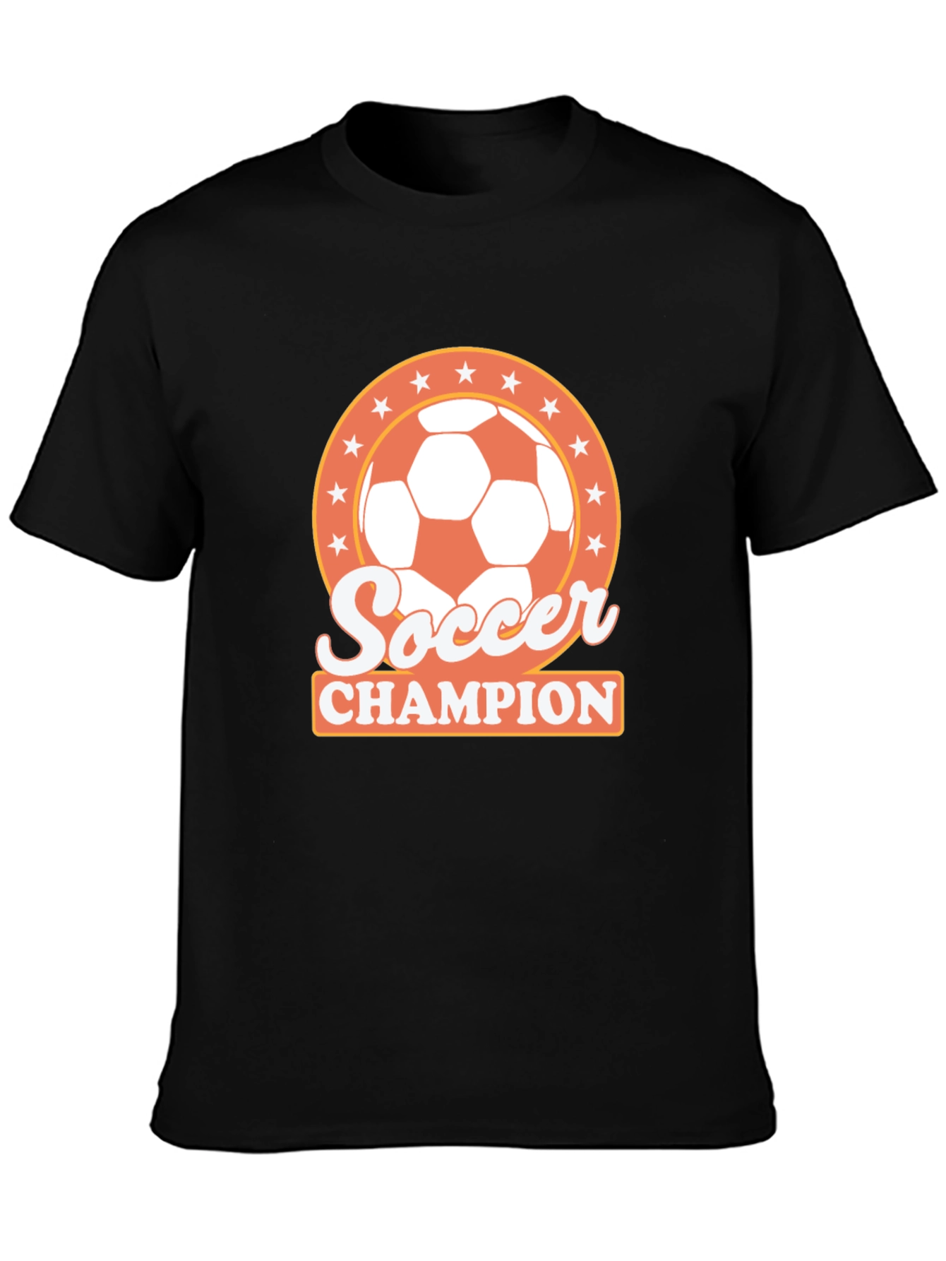 Soccer Champion T-Shirt - Black