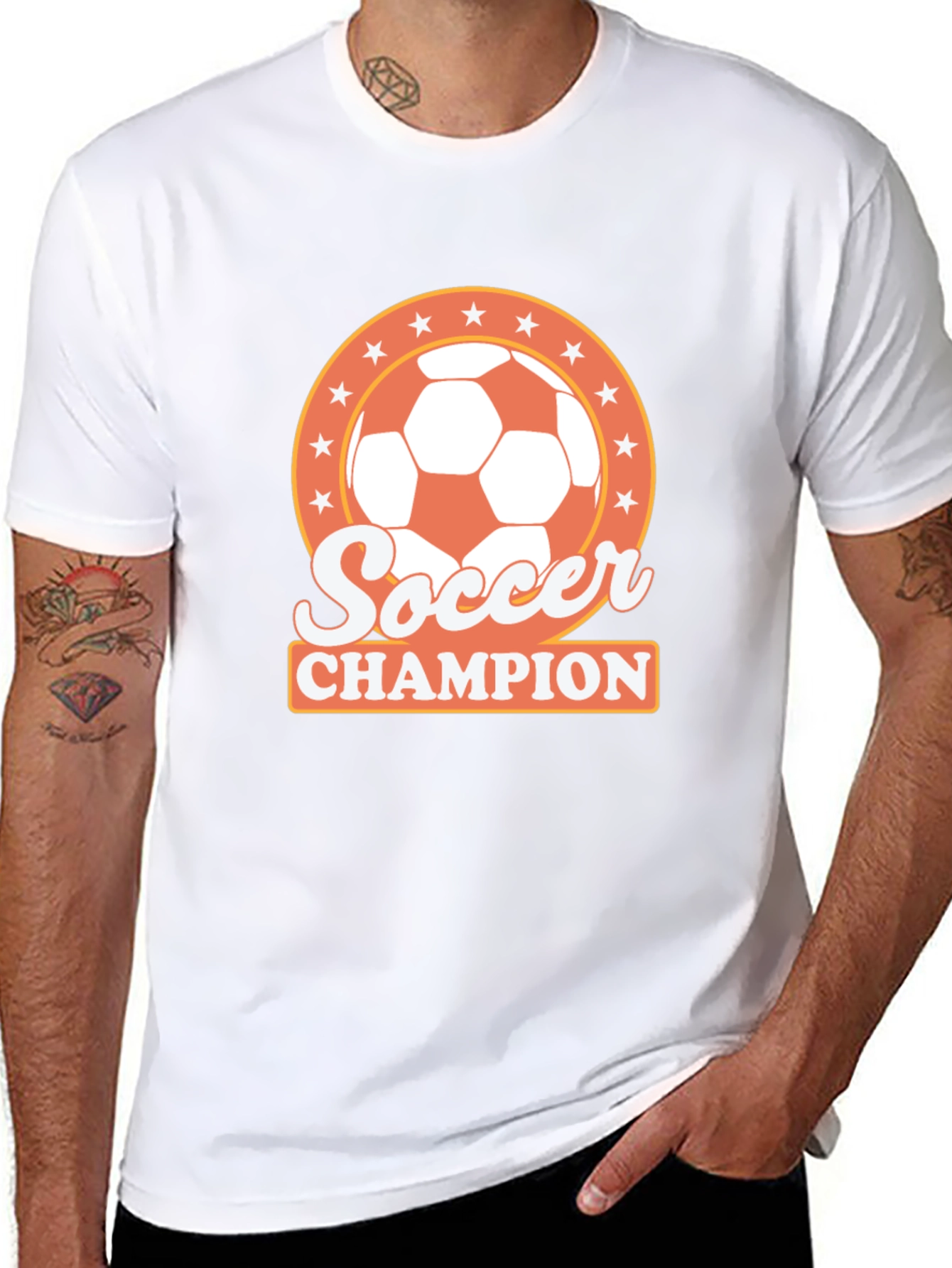 Soccer Champion T-Shirt - Black