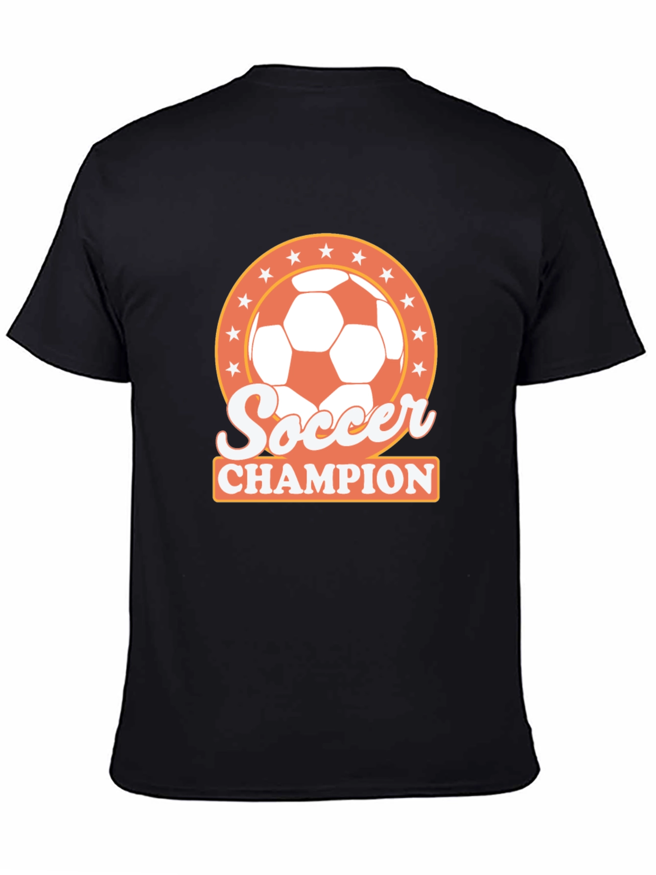 Soccer Champion T-Shirt - Black