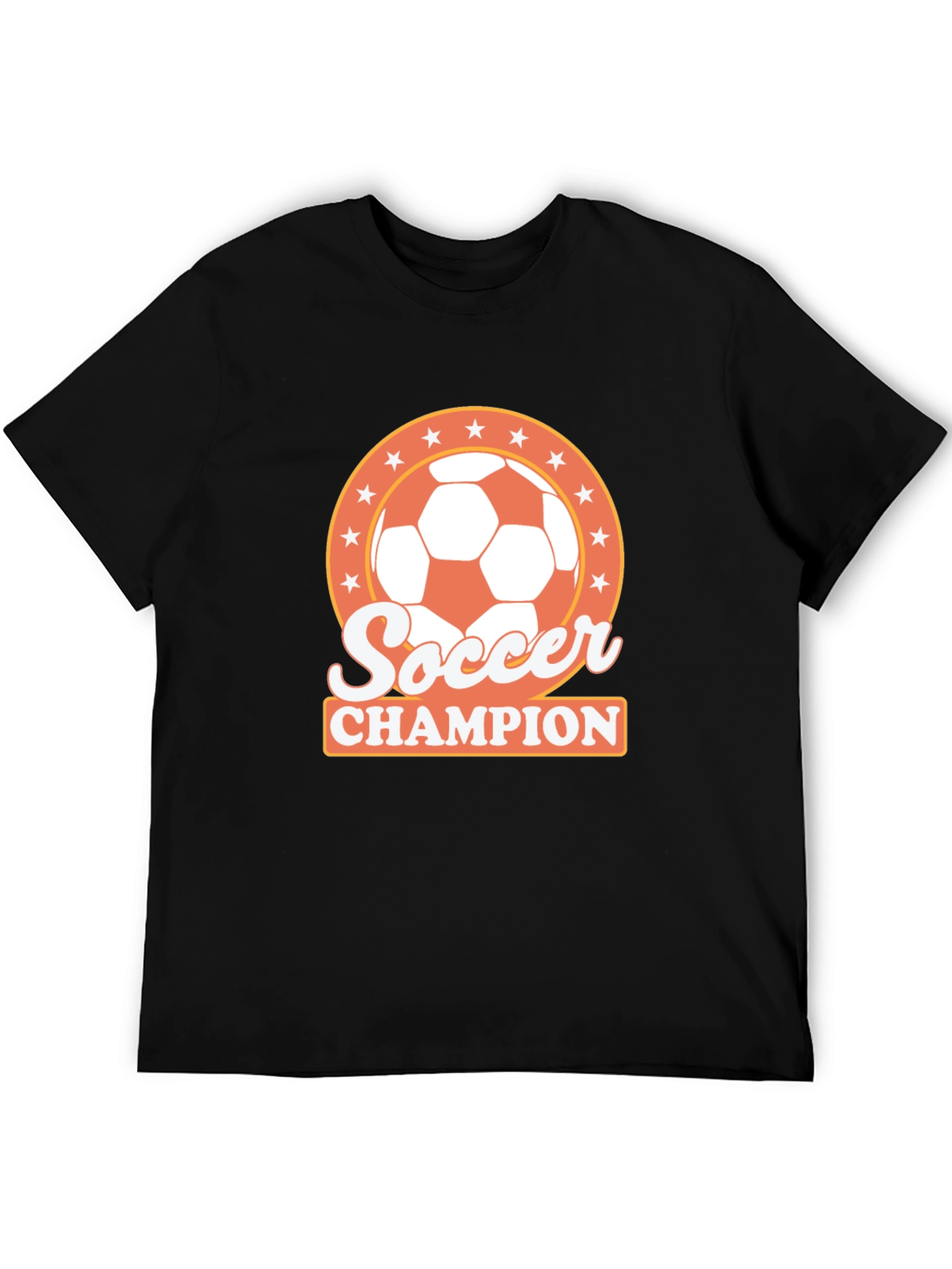 Soccer Champion T-Shirt - Black