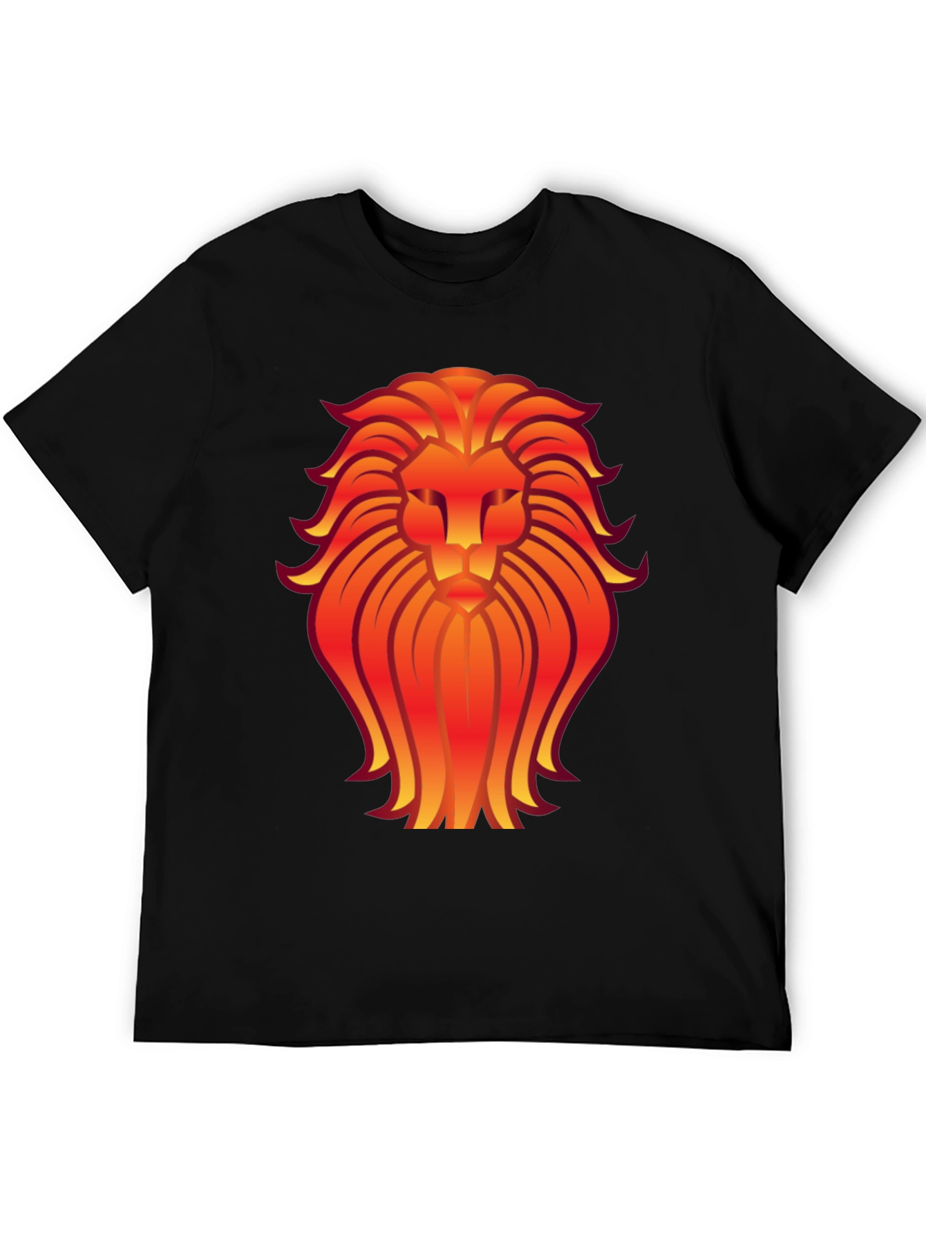 Fiery Lion Graphic Tee - Bold & Stylish