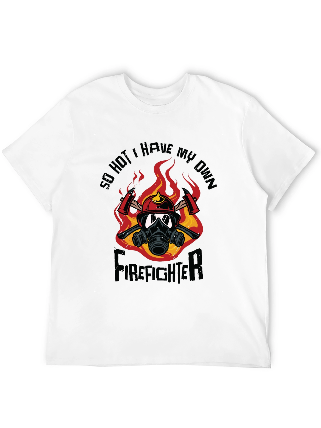 So Hot Firefighter Graphic T-Shirt